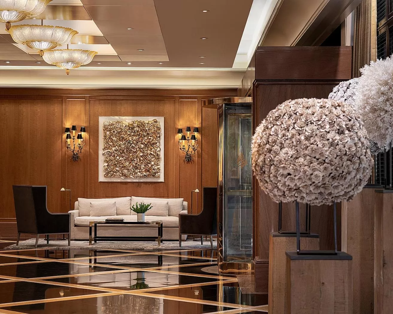 Lobby or reception in Four Seasons Boston