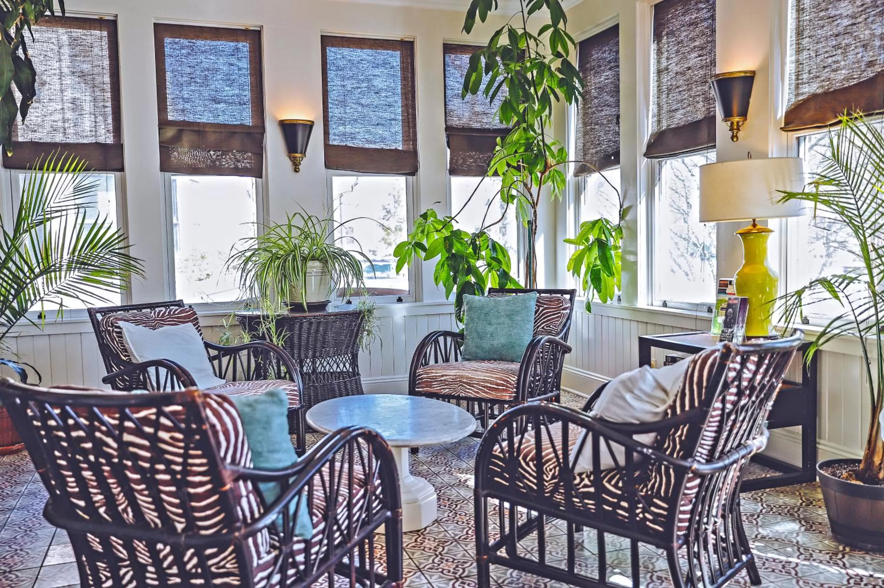 Communal lounge/ TV room in Hotel Fauchere