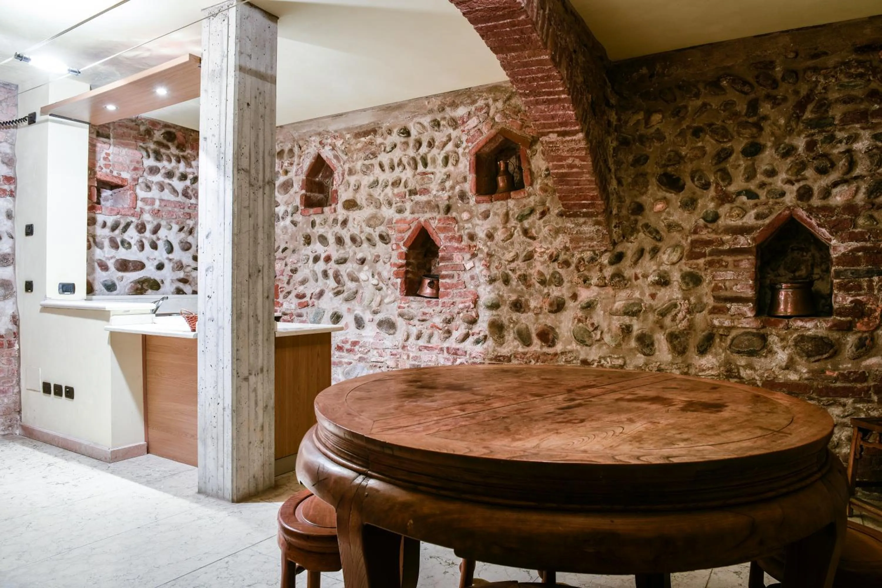 Kitchen or kitchenette in Residence ANTICO SAN ZENO centro storico