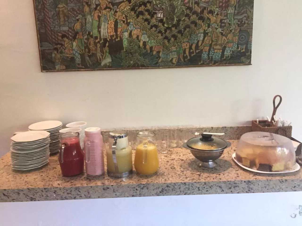 Breakfast in Praia da Ferradurinha Guest House