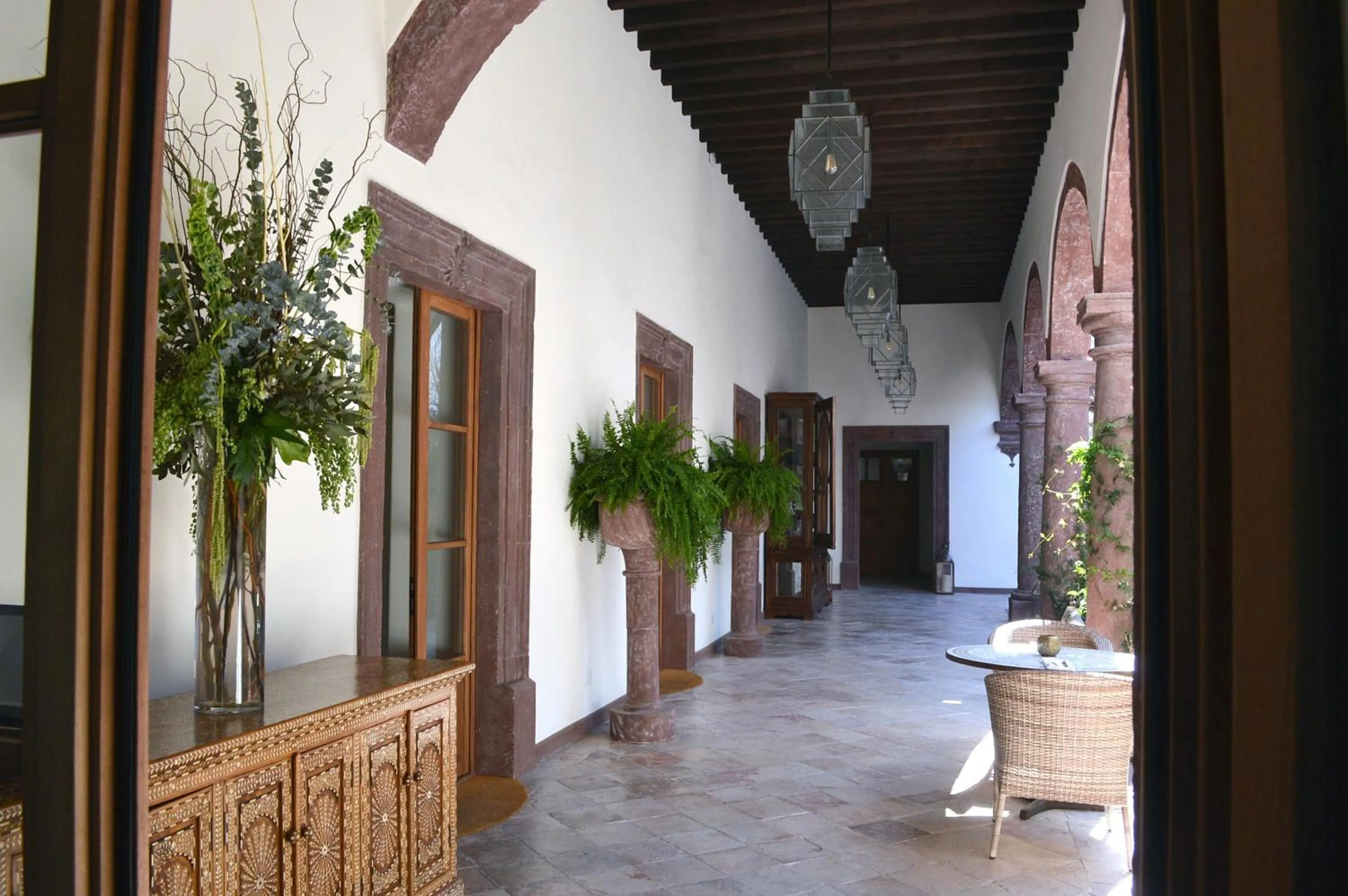 Patio in Hotel Casa Blanca 7