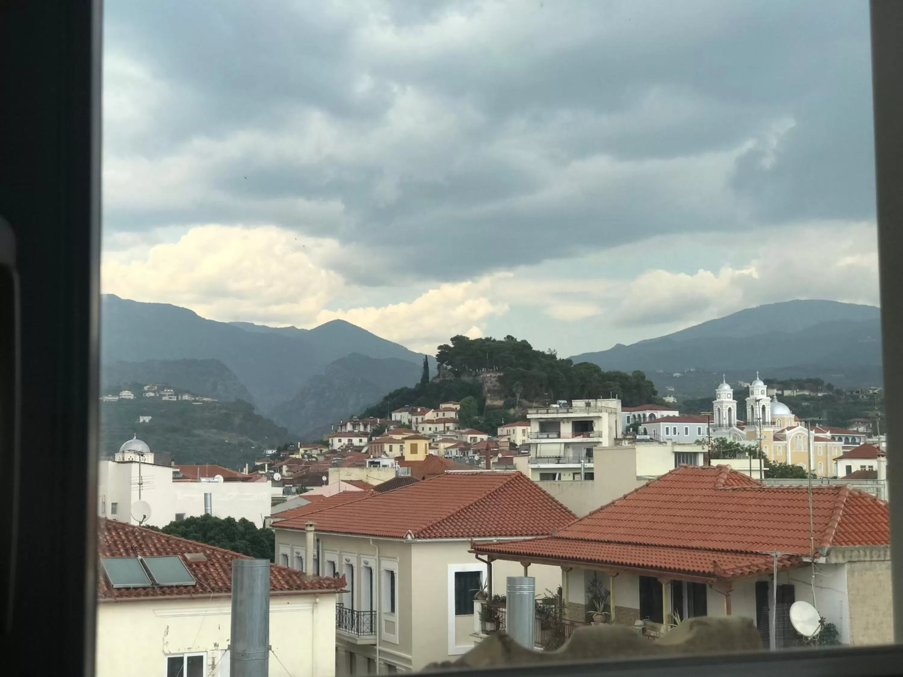 City view in VASILIKON Hotel 1888 the past is present HISTORICAL PRESERVATION MONUMENT