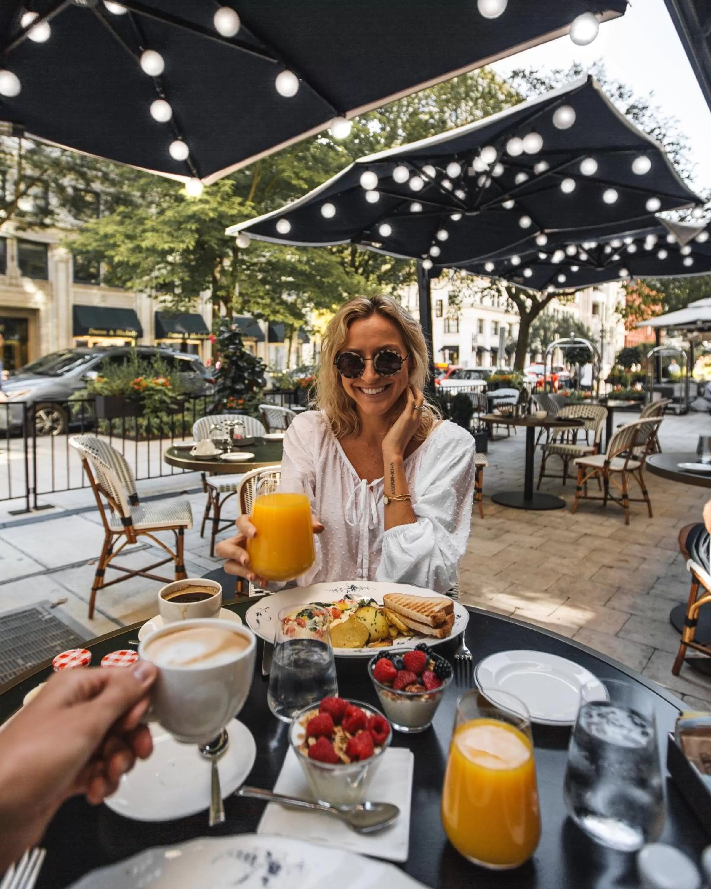 Patio in Sofitel Lafayette Square Washington DC