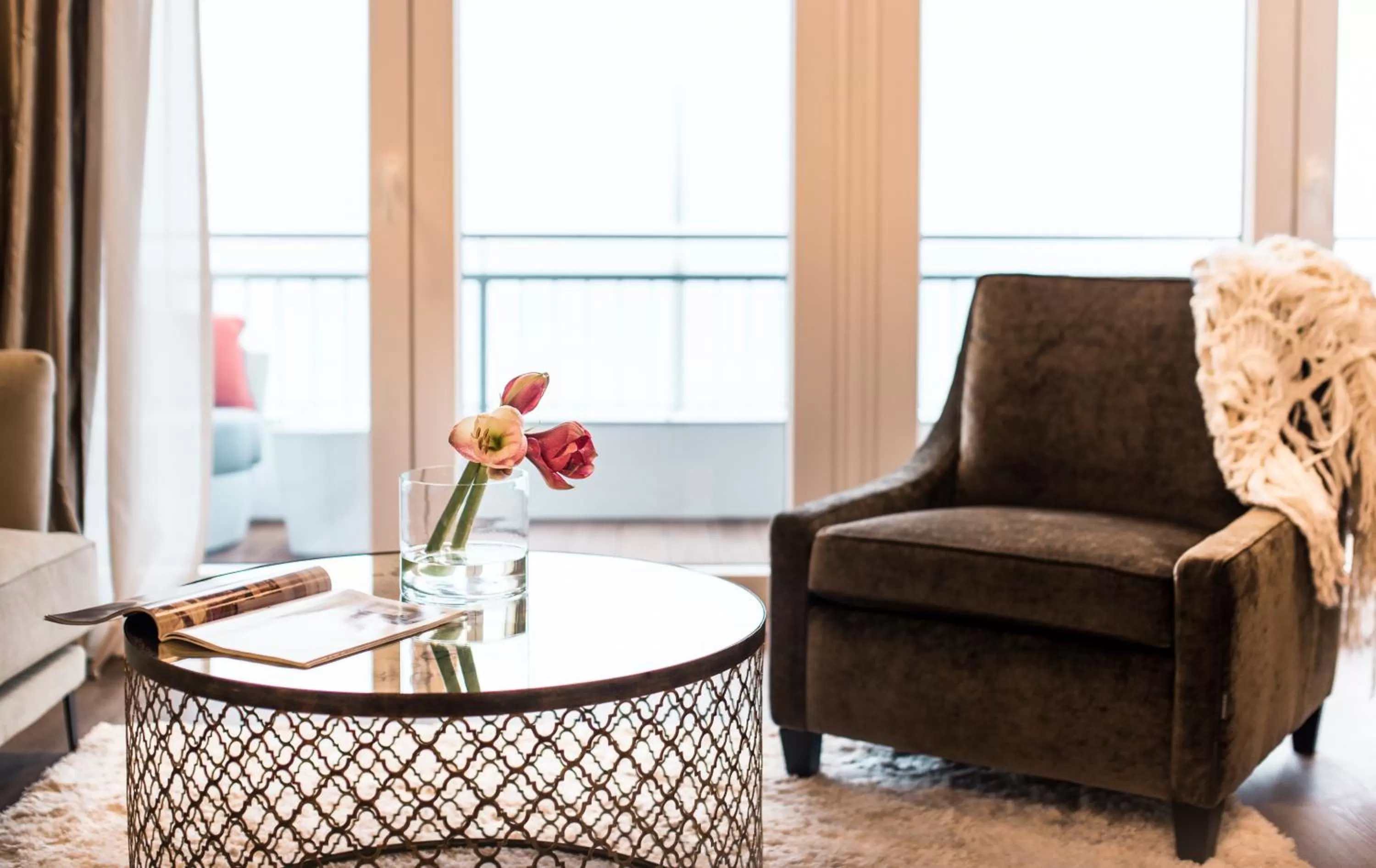 Living room in Strandhotel Luv