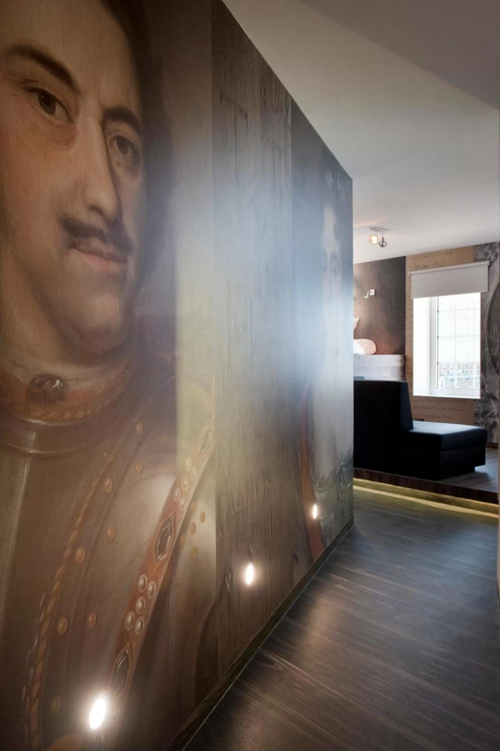 Decorative detail, Bed in Inntel Hotels Amsterdam Zaandam