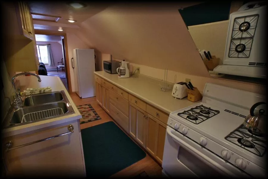 Kitchen or kitchenette in Alpine Motel of Cooke City