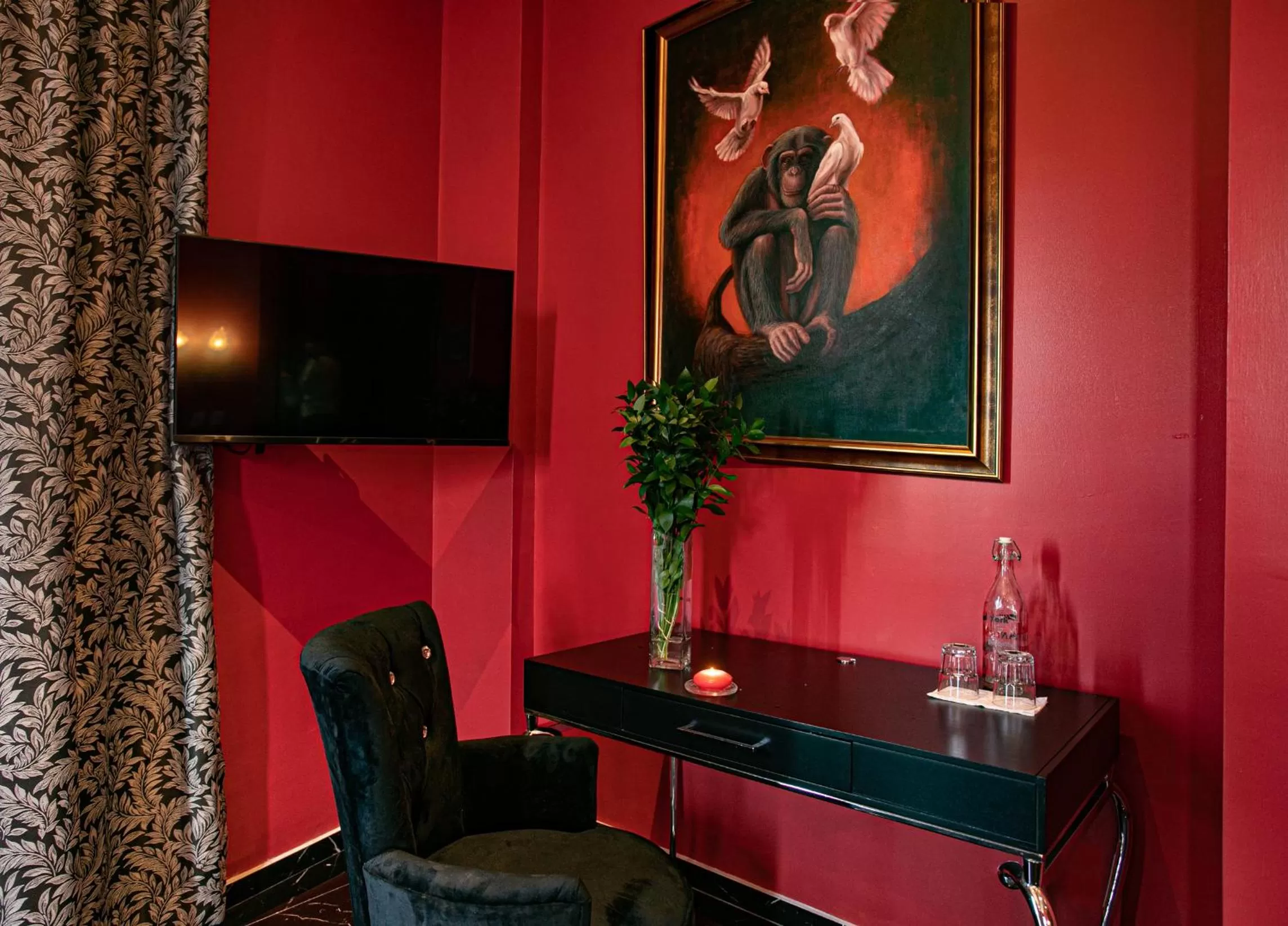 TV and multimedia in Hotel Boutique Rivera Del Rio