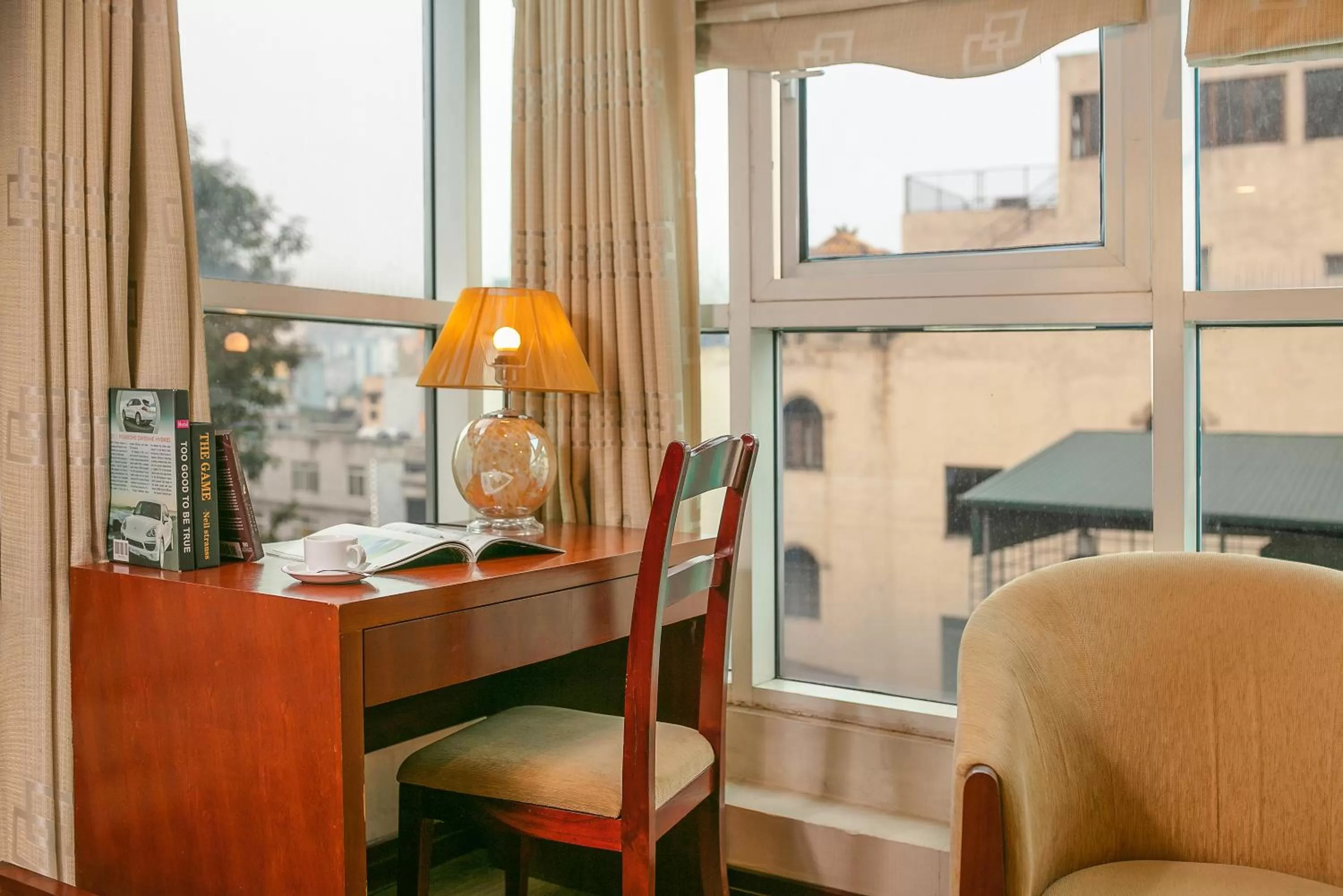 Seating area in Emerald Boutique Hotel