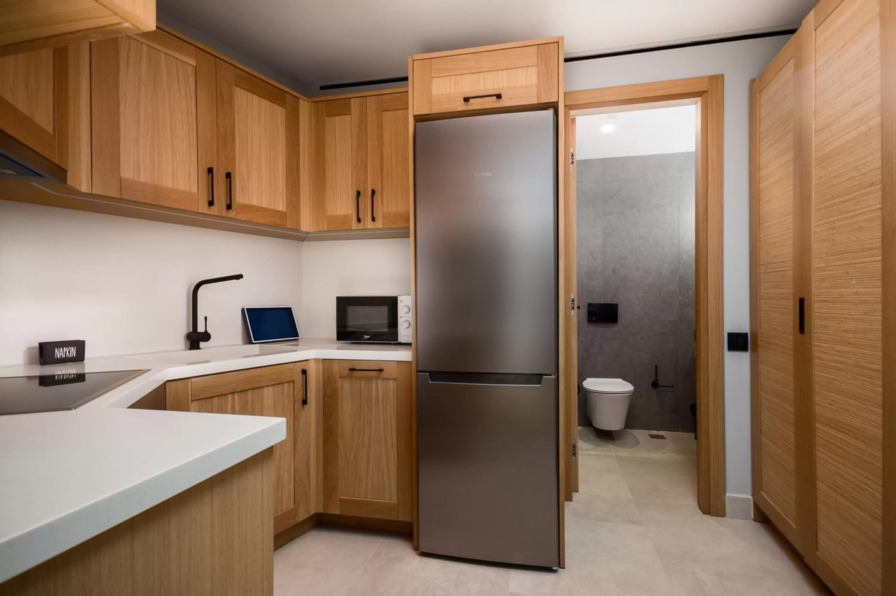 Kitchen or kitchenette in New York Luxury Suites