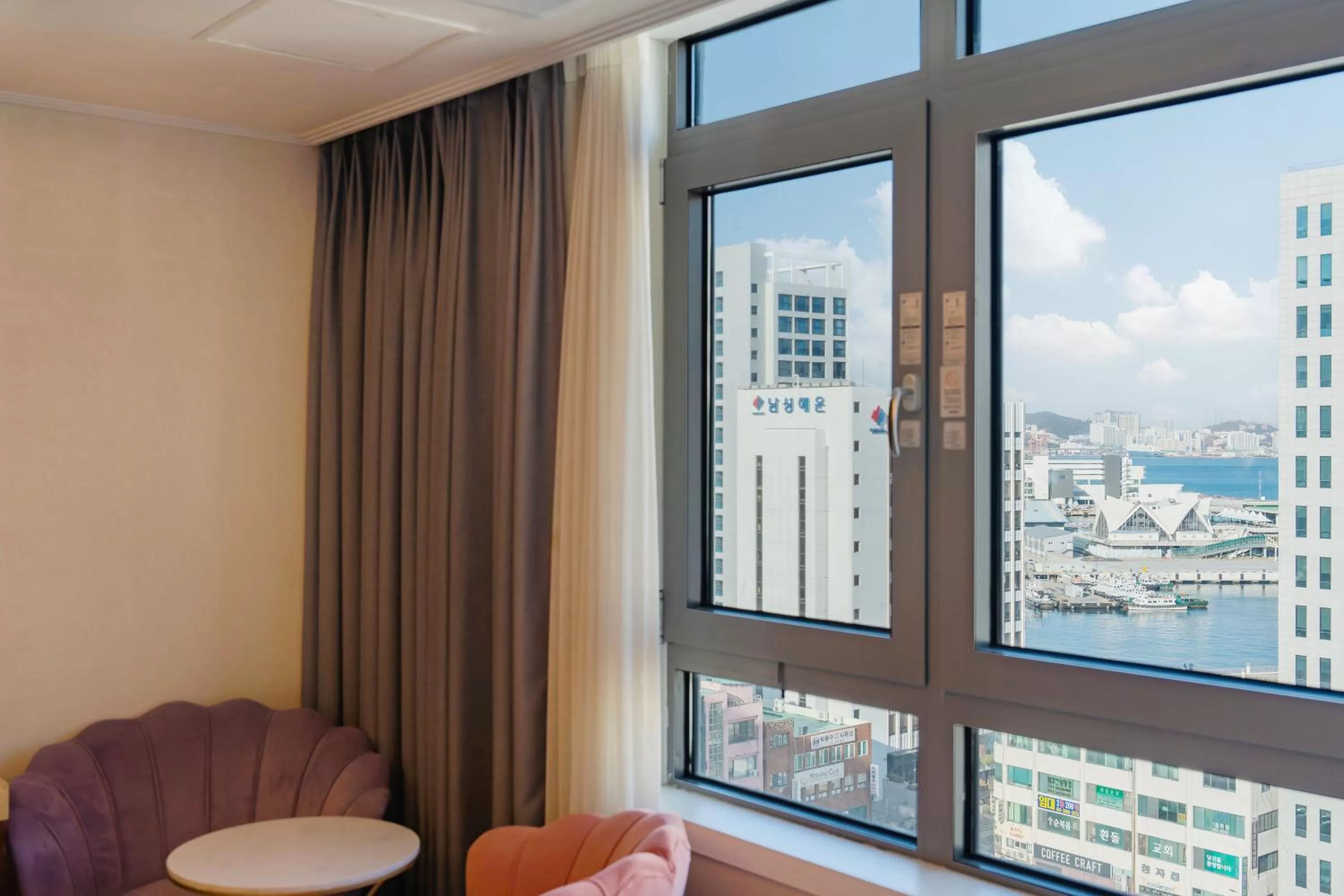 Sea view in Central Park Hotel Busan