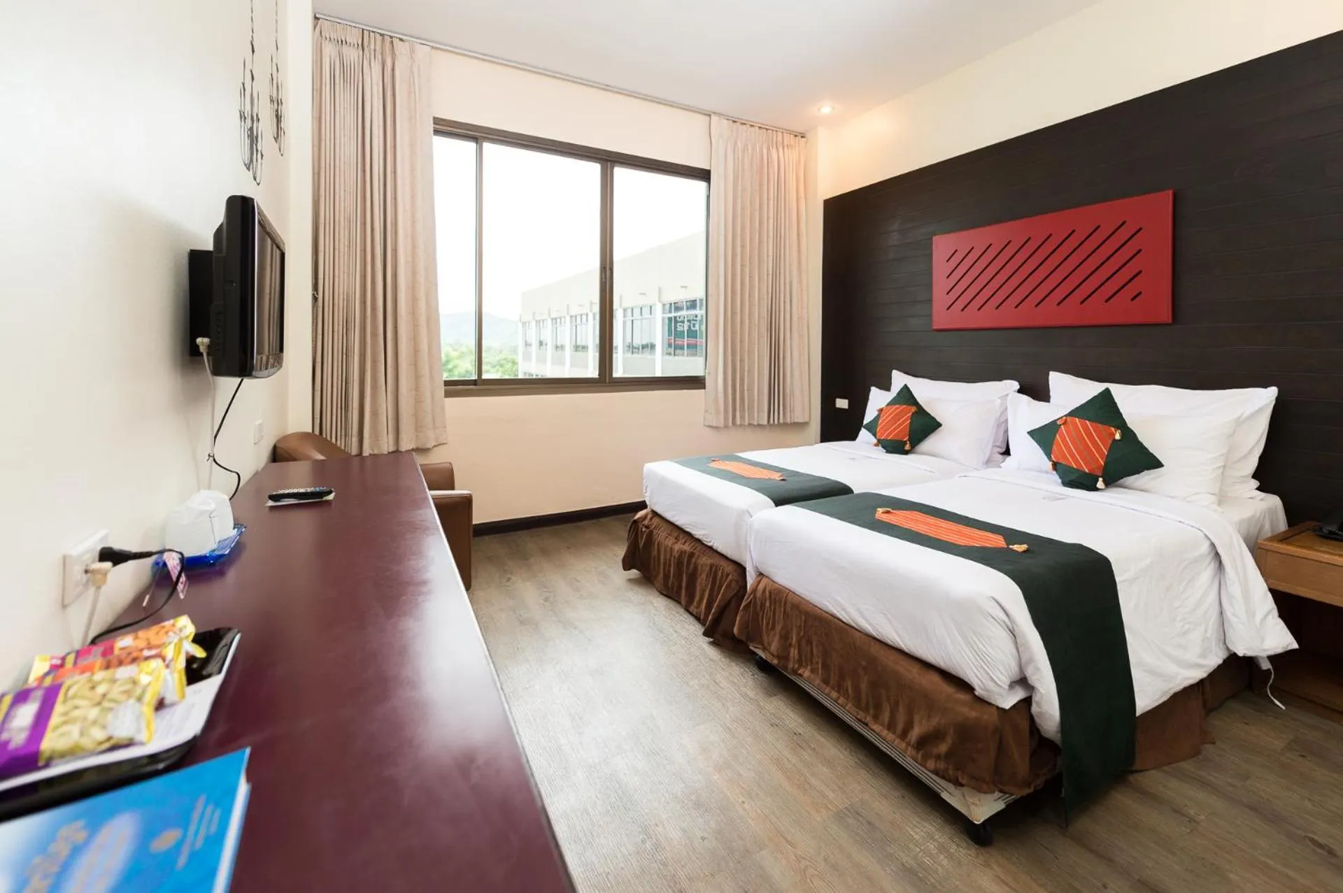 Decorative detail, Bed in River Kwai Hotel