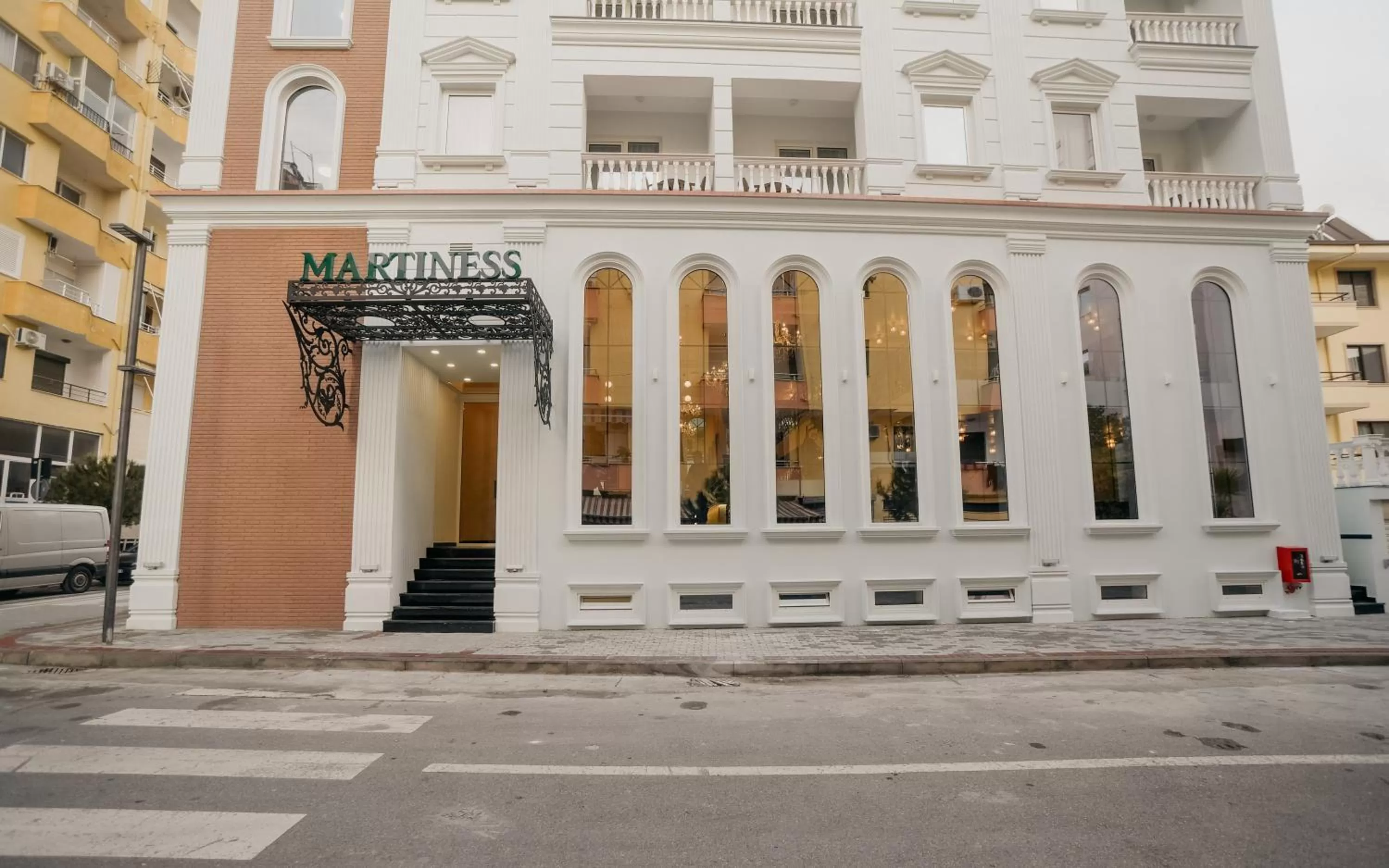 Facade/entrance in Martiness Hotel Durres