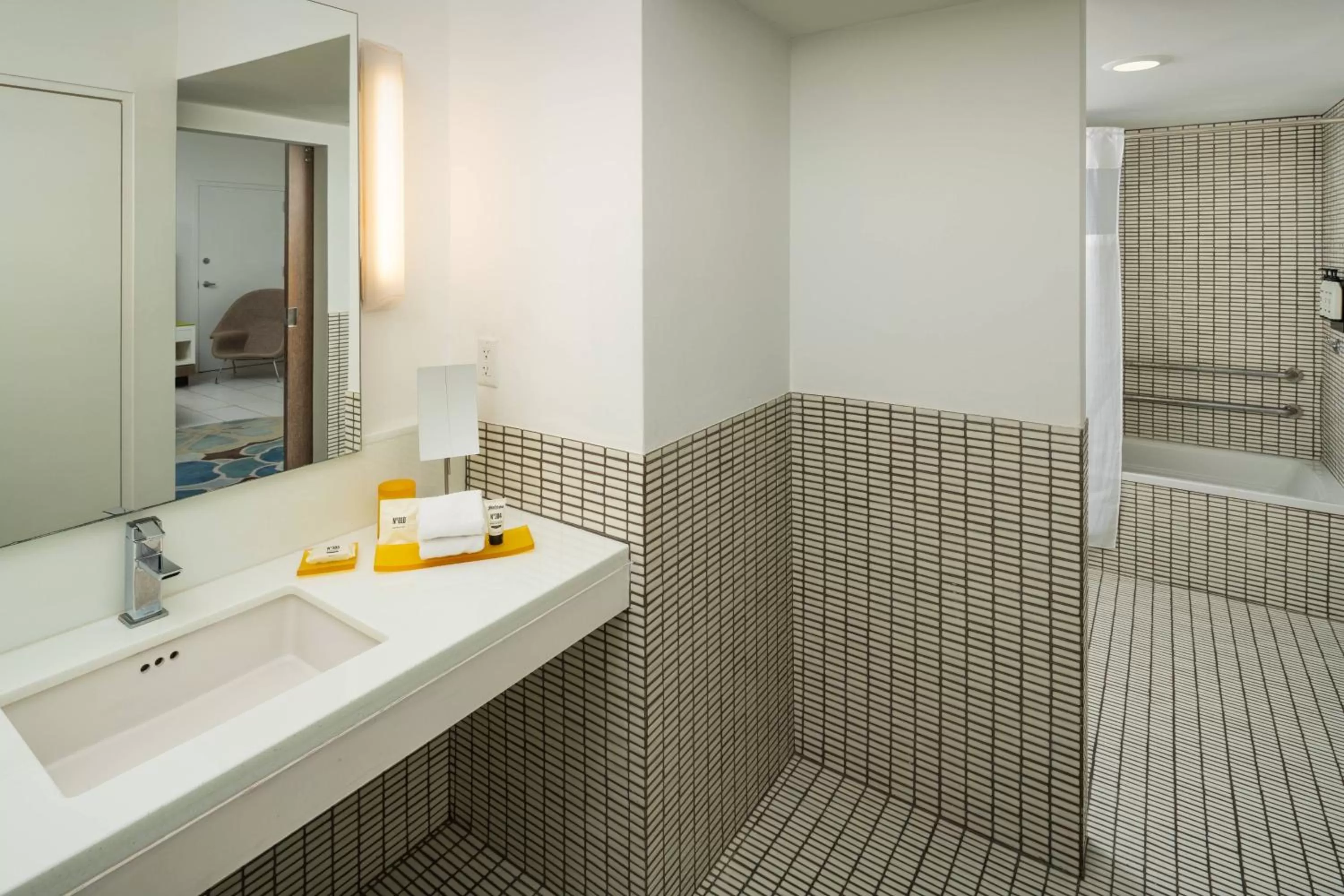 Art Deco King Room with Adapted Tub - Mobility and Hearing Access in Royal Palm South Beach Miami, a Tribute Portfolio Resort