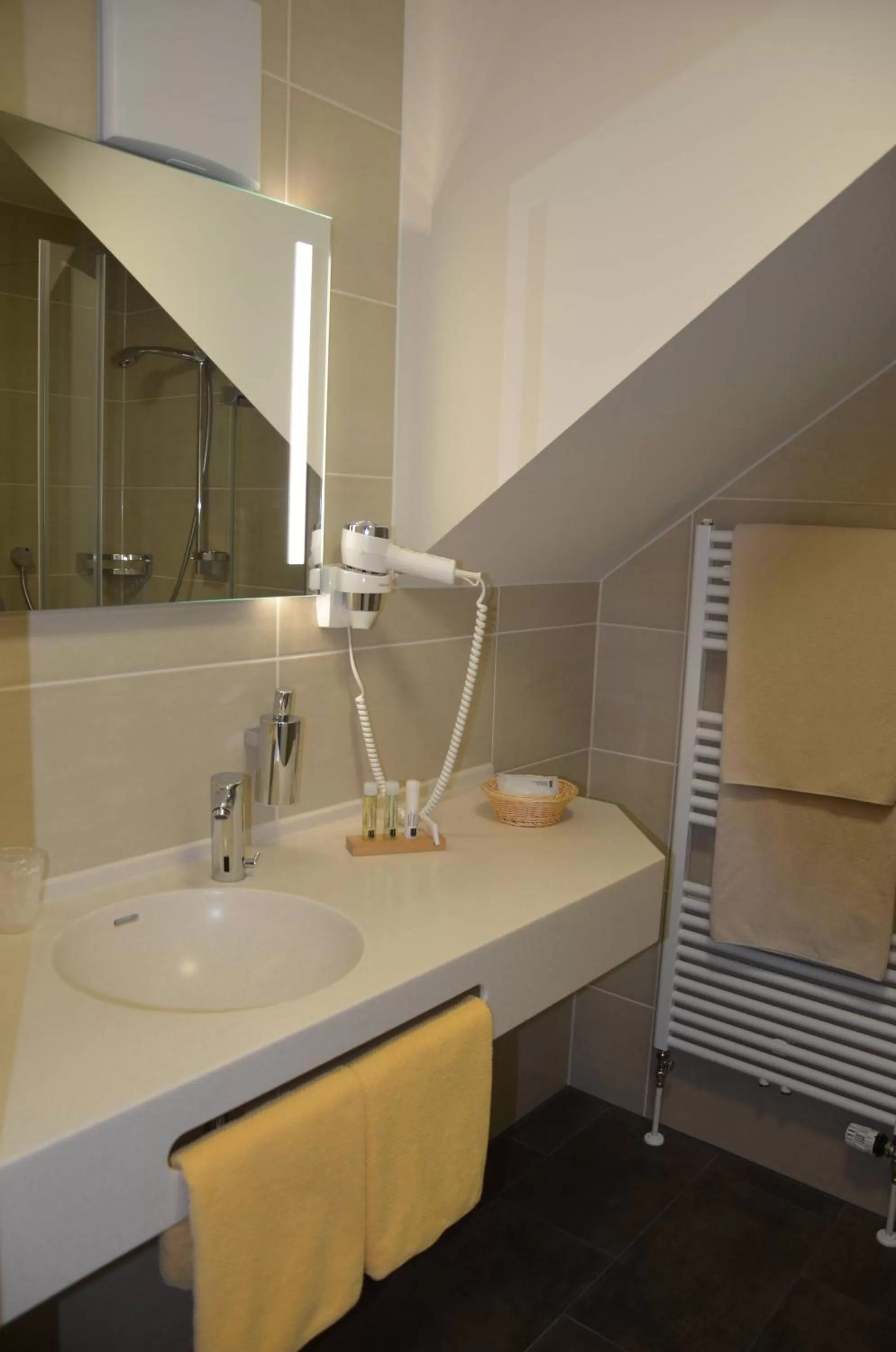 Bathroom in Hotel Ortel