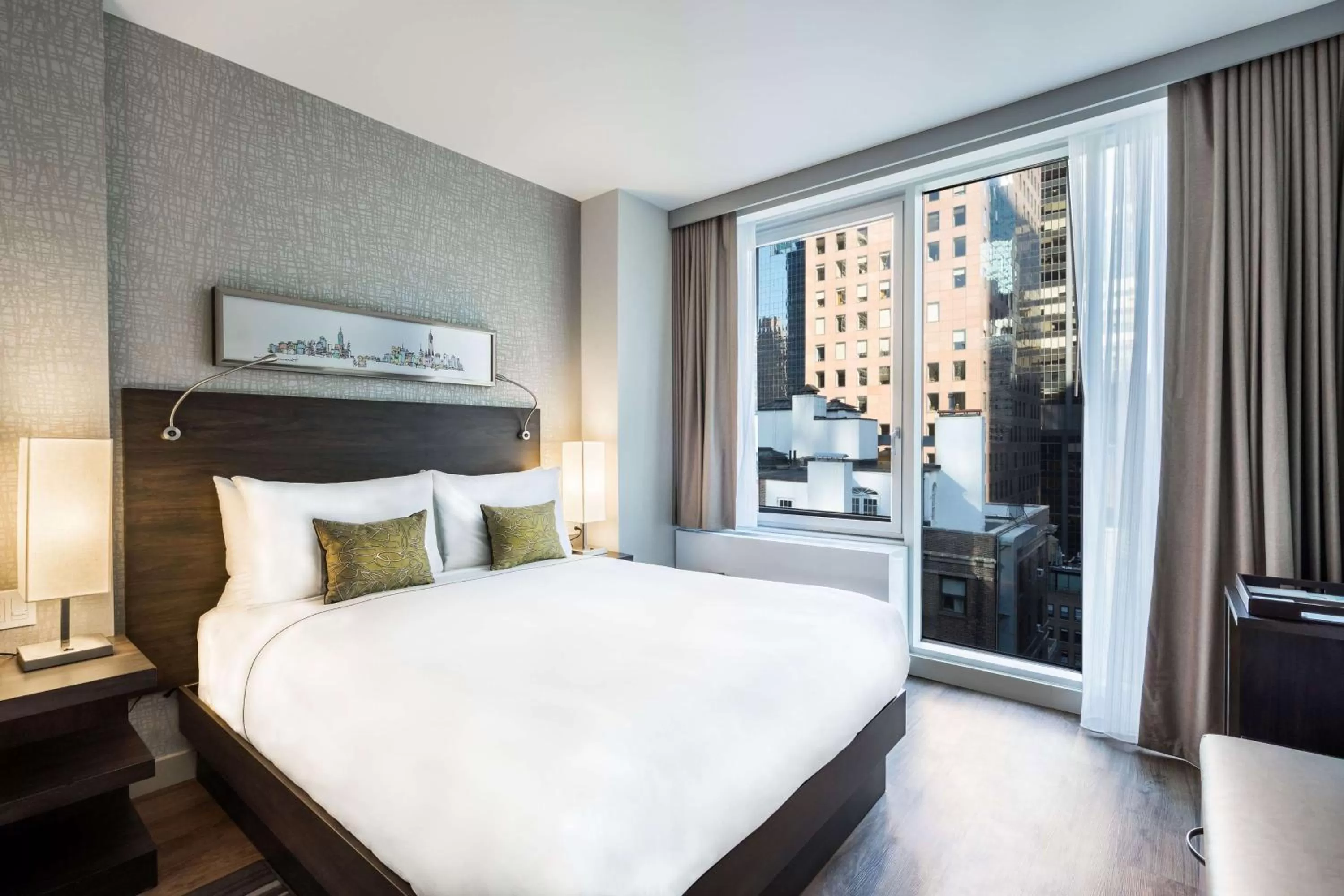 Bed in The Bernic Hotel New York City,Tapestry Collection by Hilton