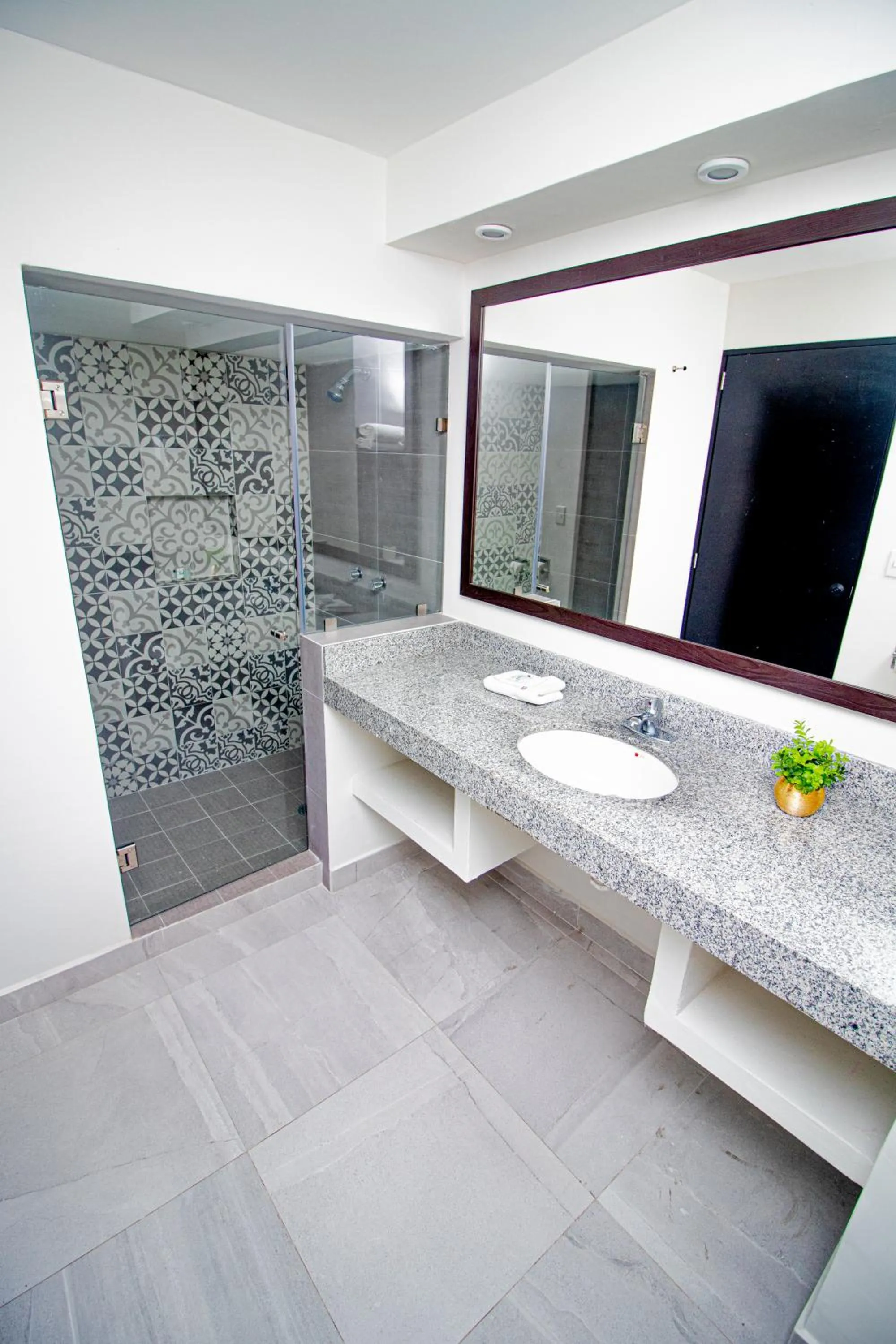 Bathroom in Hacienda Mazatlán sea view