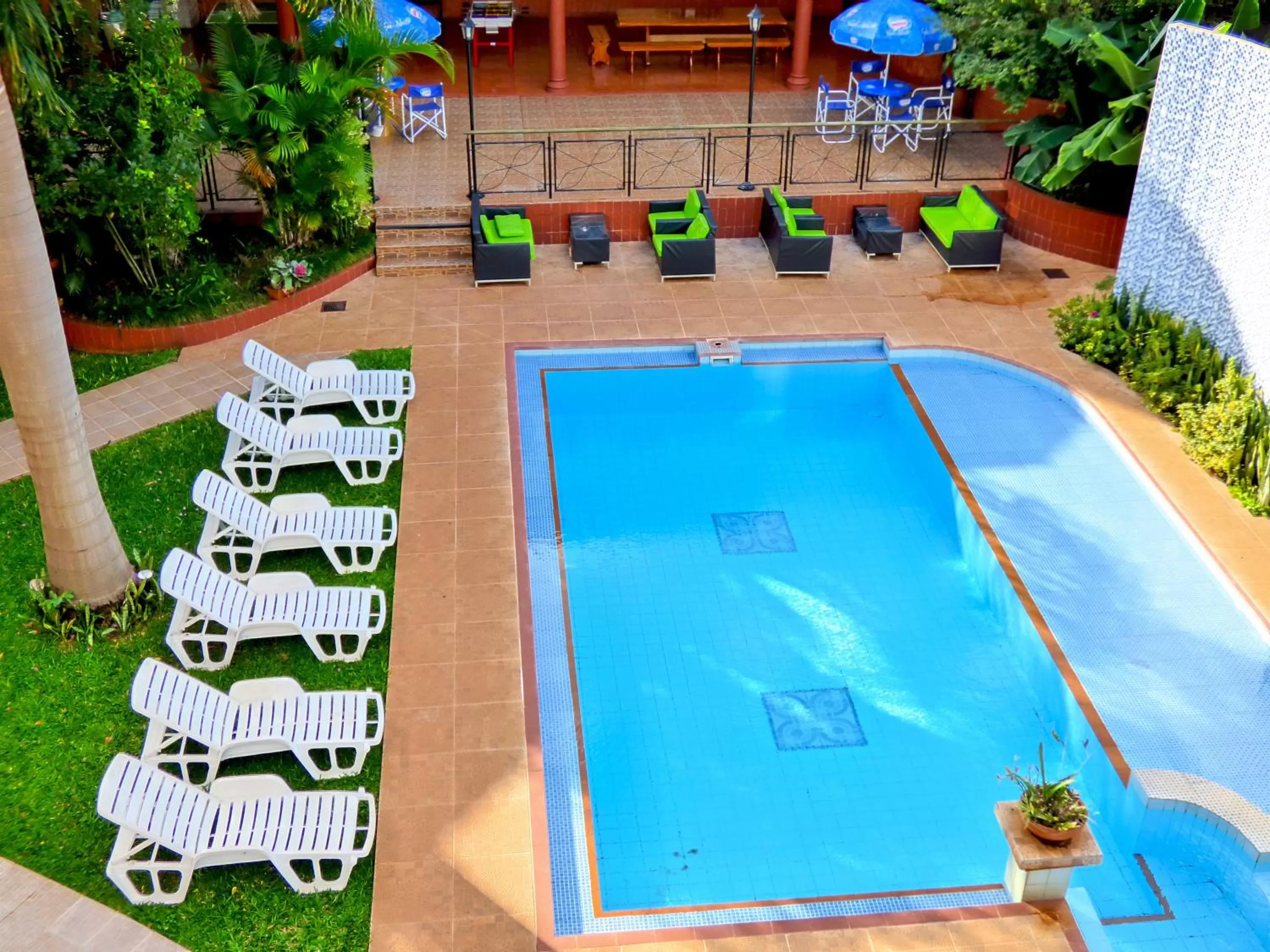 Patio in De La Costa Hotel