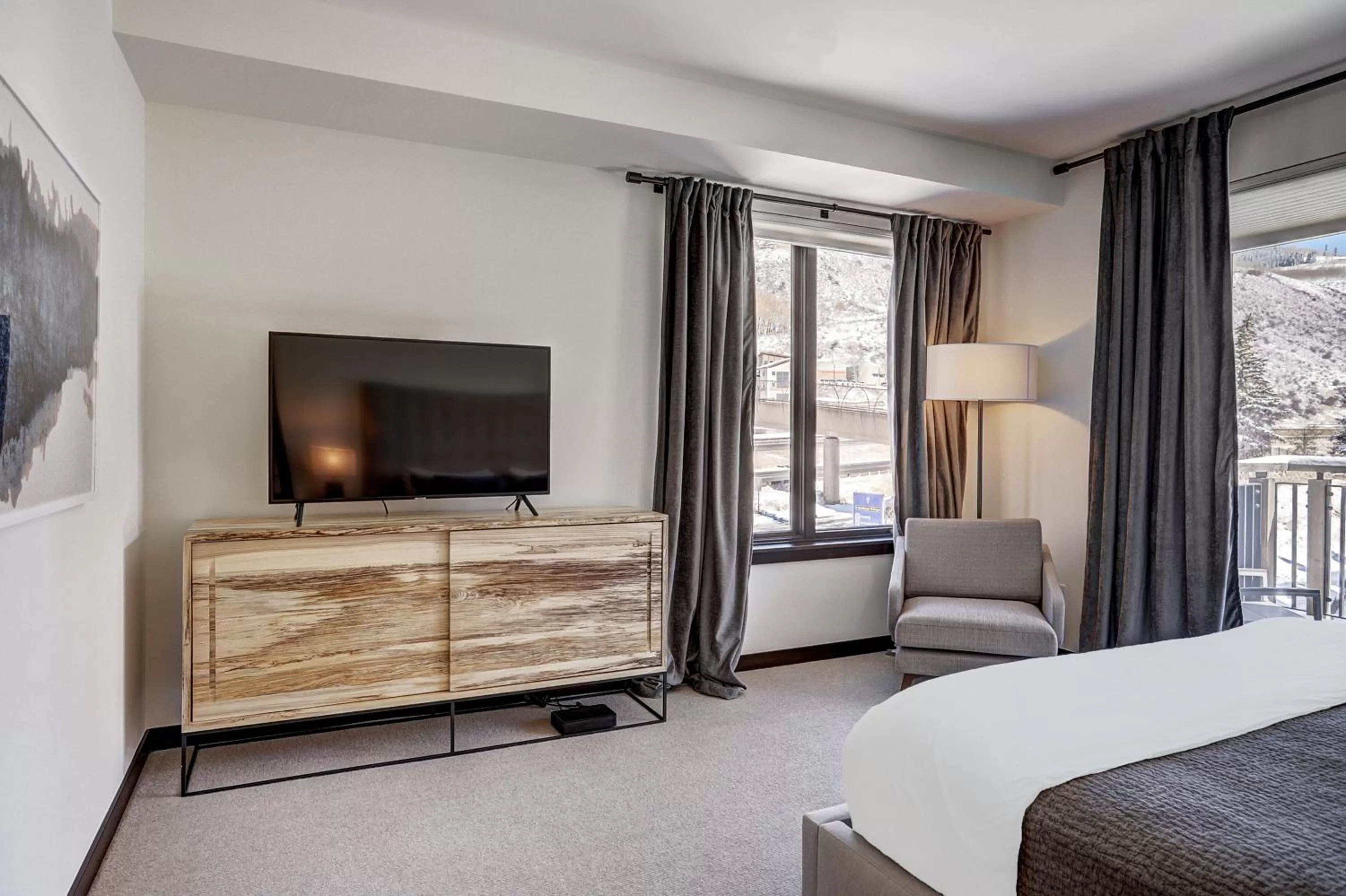 Bed in The Arrabelle at Vail Square, a RockResort