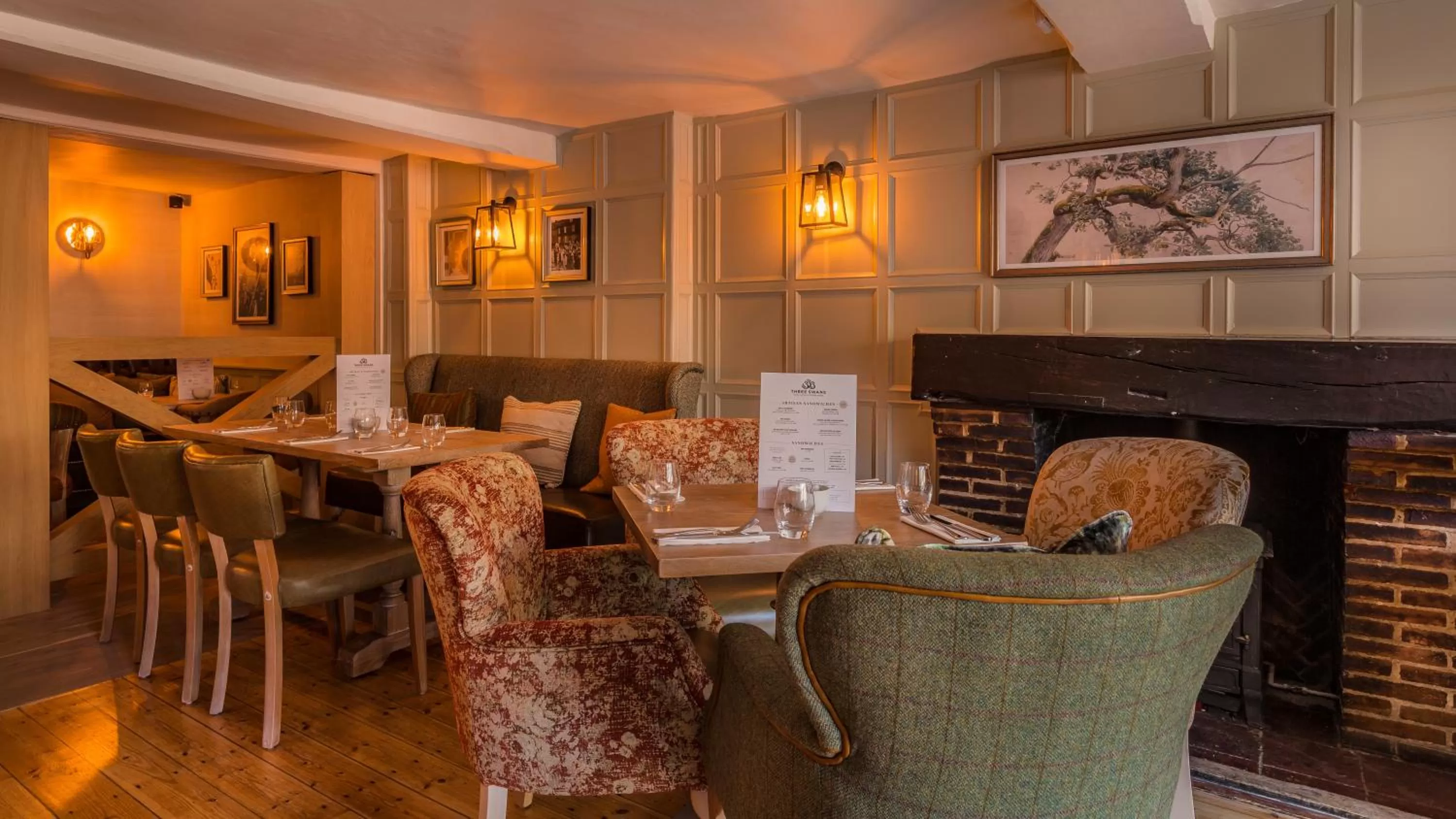 Restaurant/places to eat in The Three Swans Hotel, Hungerford, Berkshire - The Coaching Inn Group