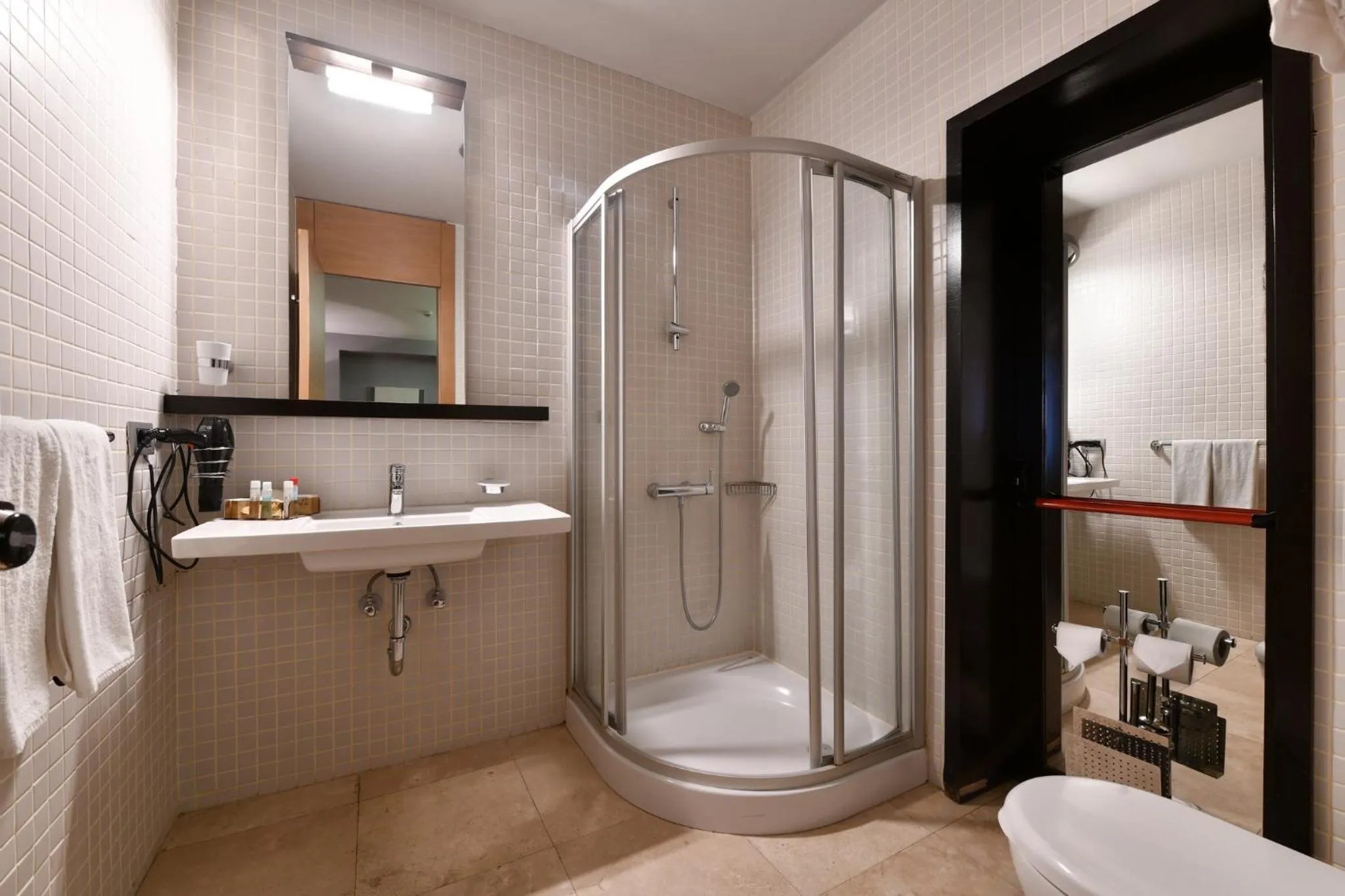 Shower in Ansen Hotel and Suites
