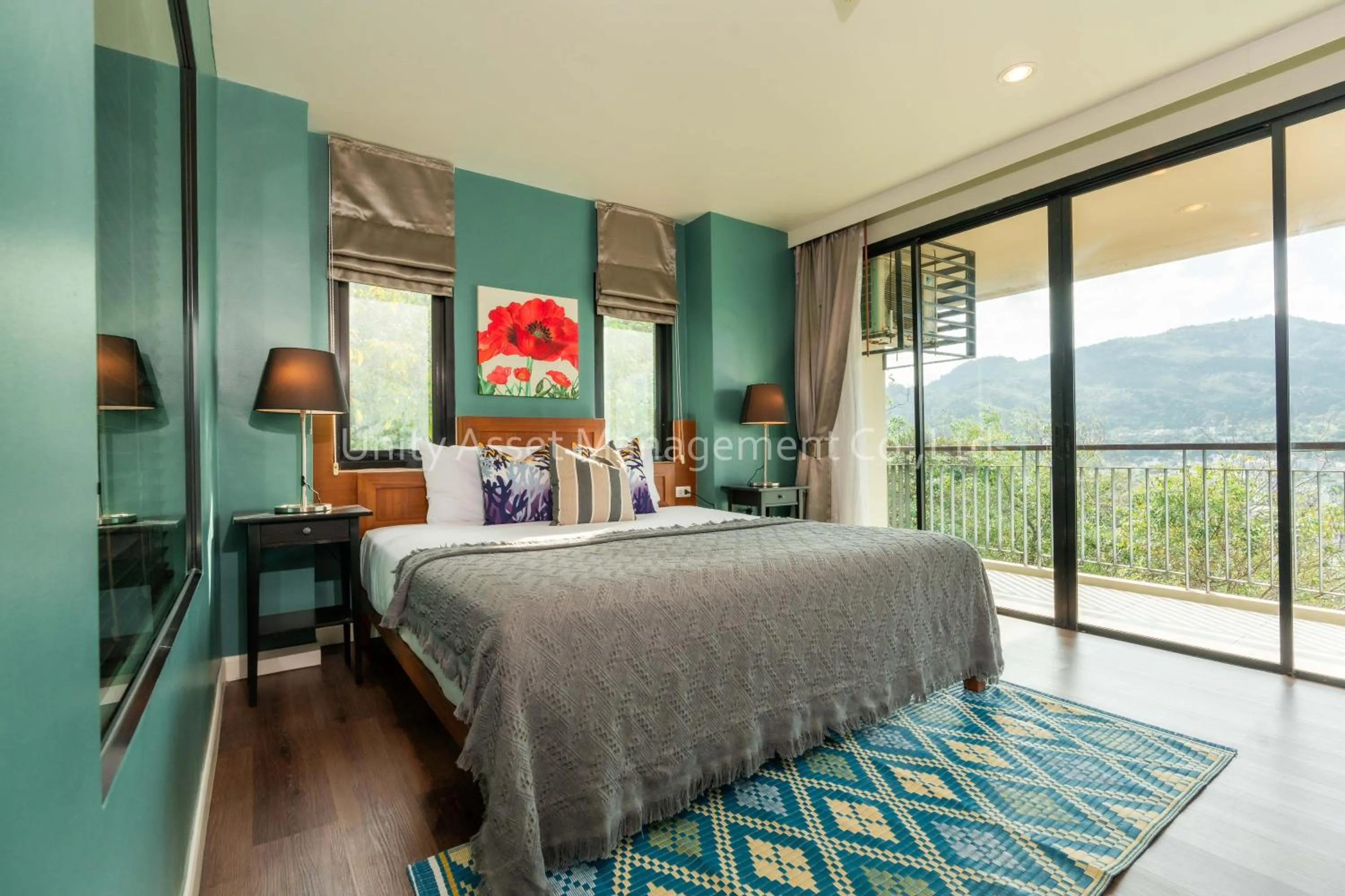 Bedroom, Bed in The Unity and The Bliss Patong Residence