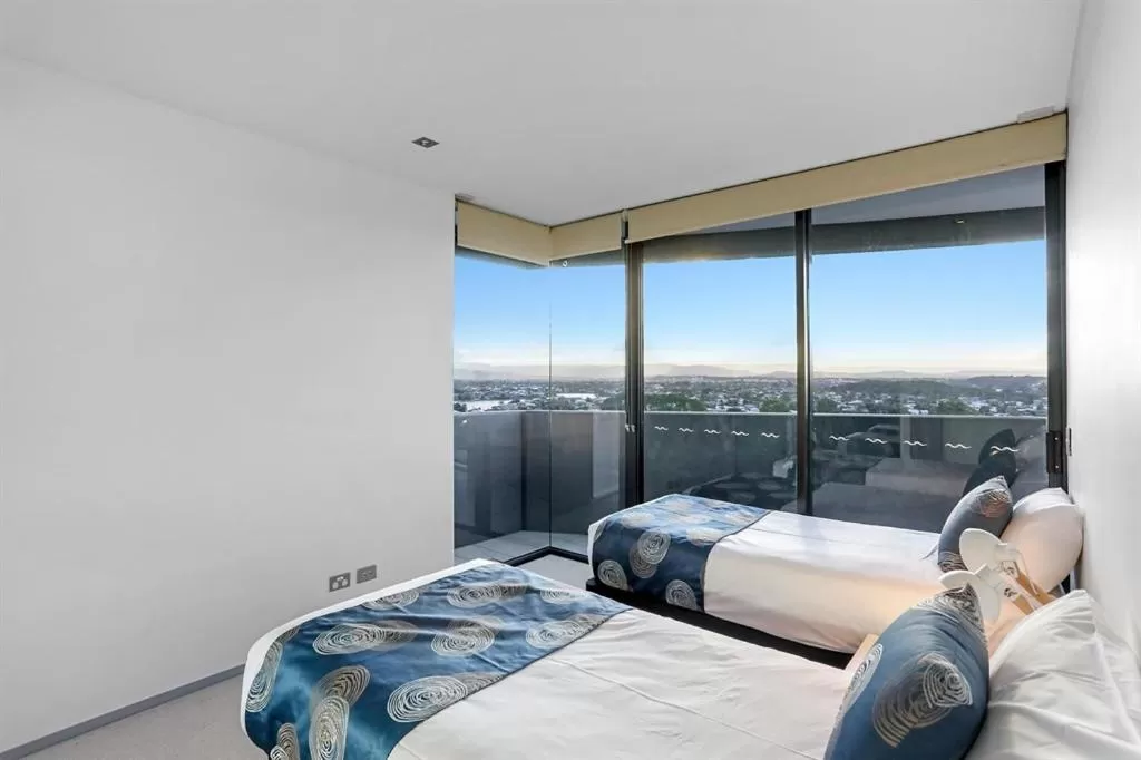 View (from property/room), Bed in Ambience on Burleigh Beach