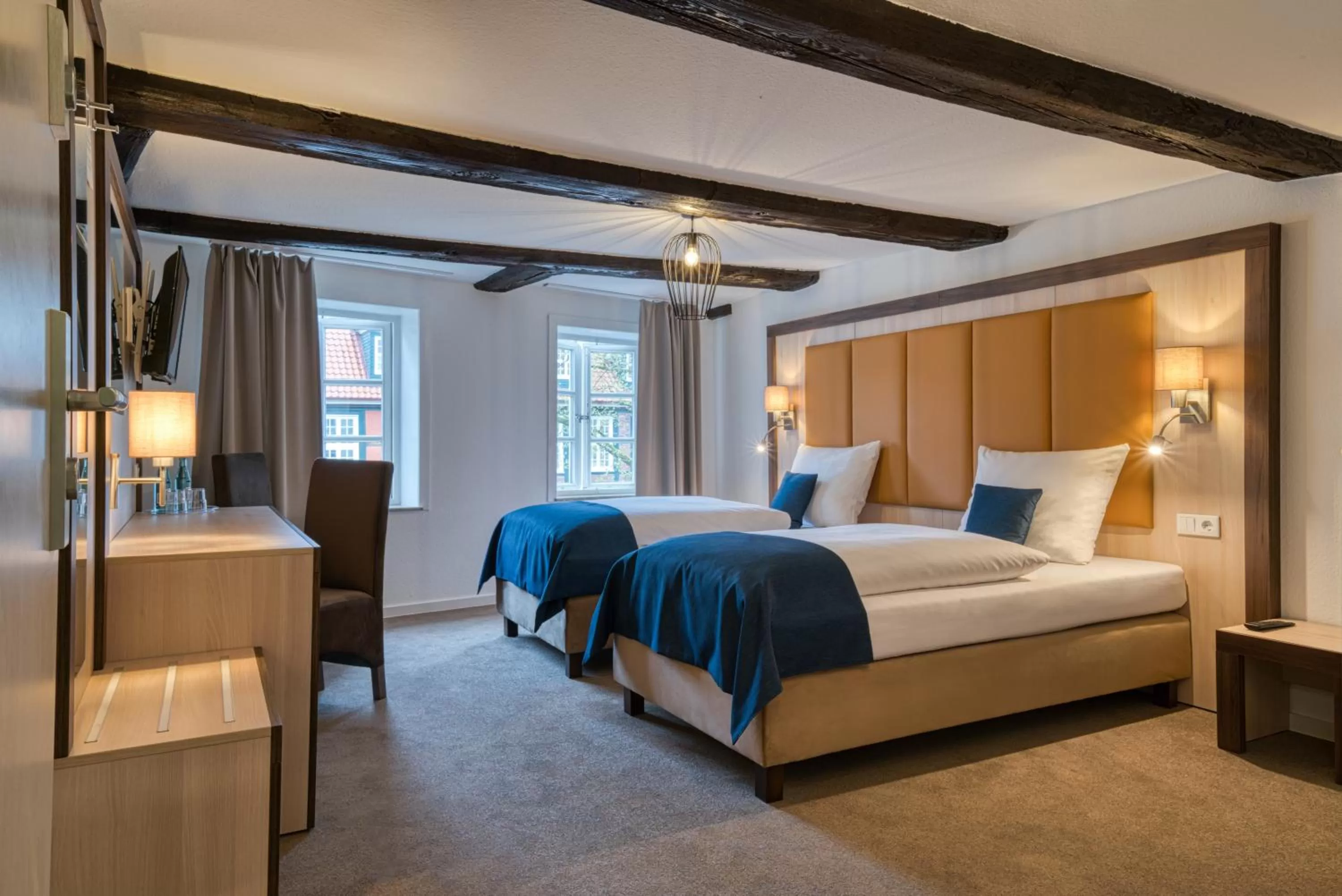 Bed in Hotel Am Fischmarkt