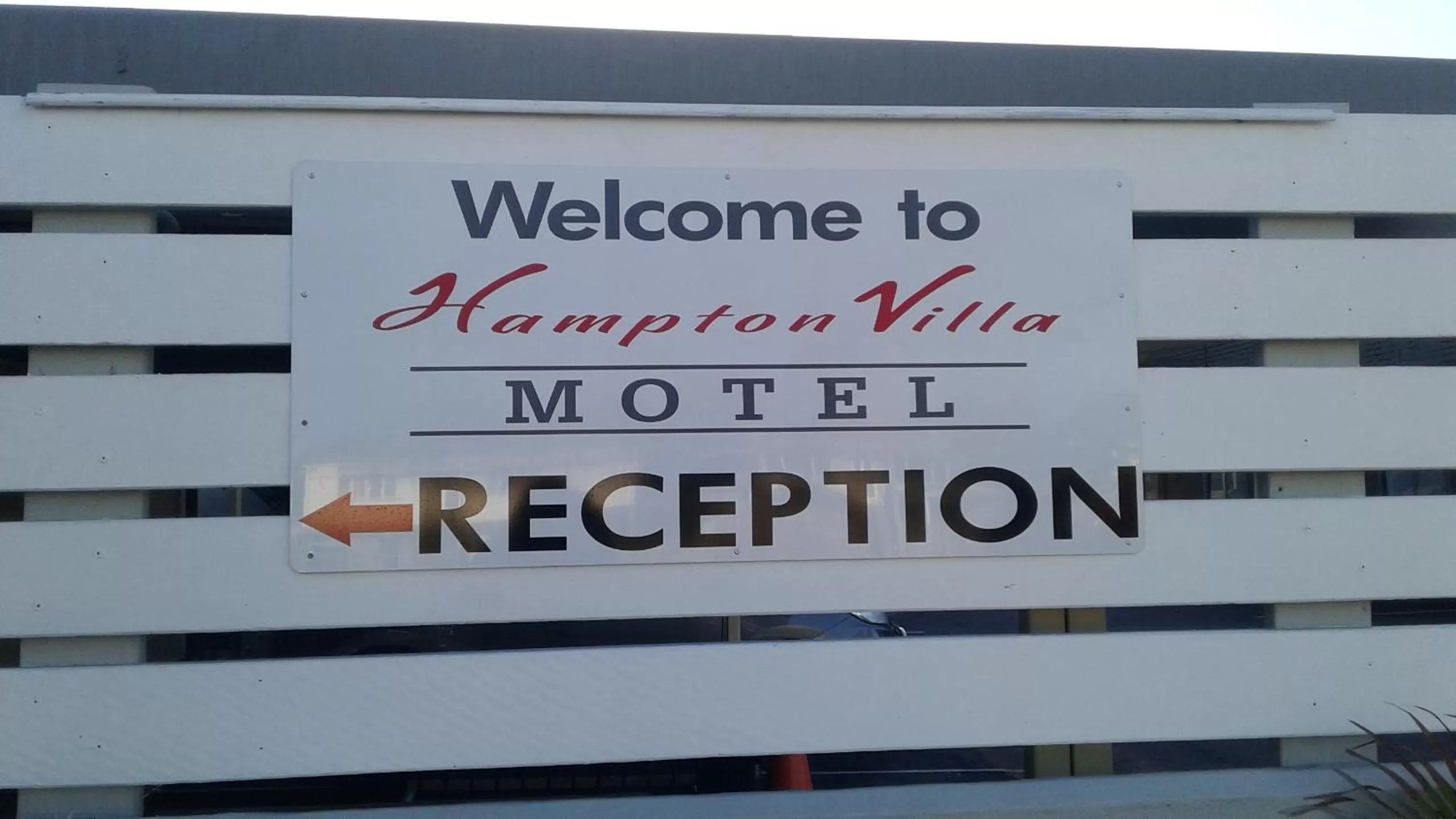 Property building in Hampton Villa Motel