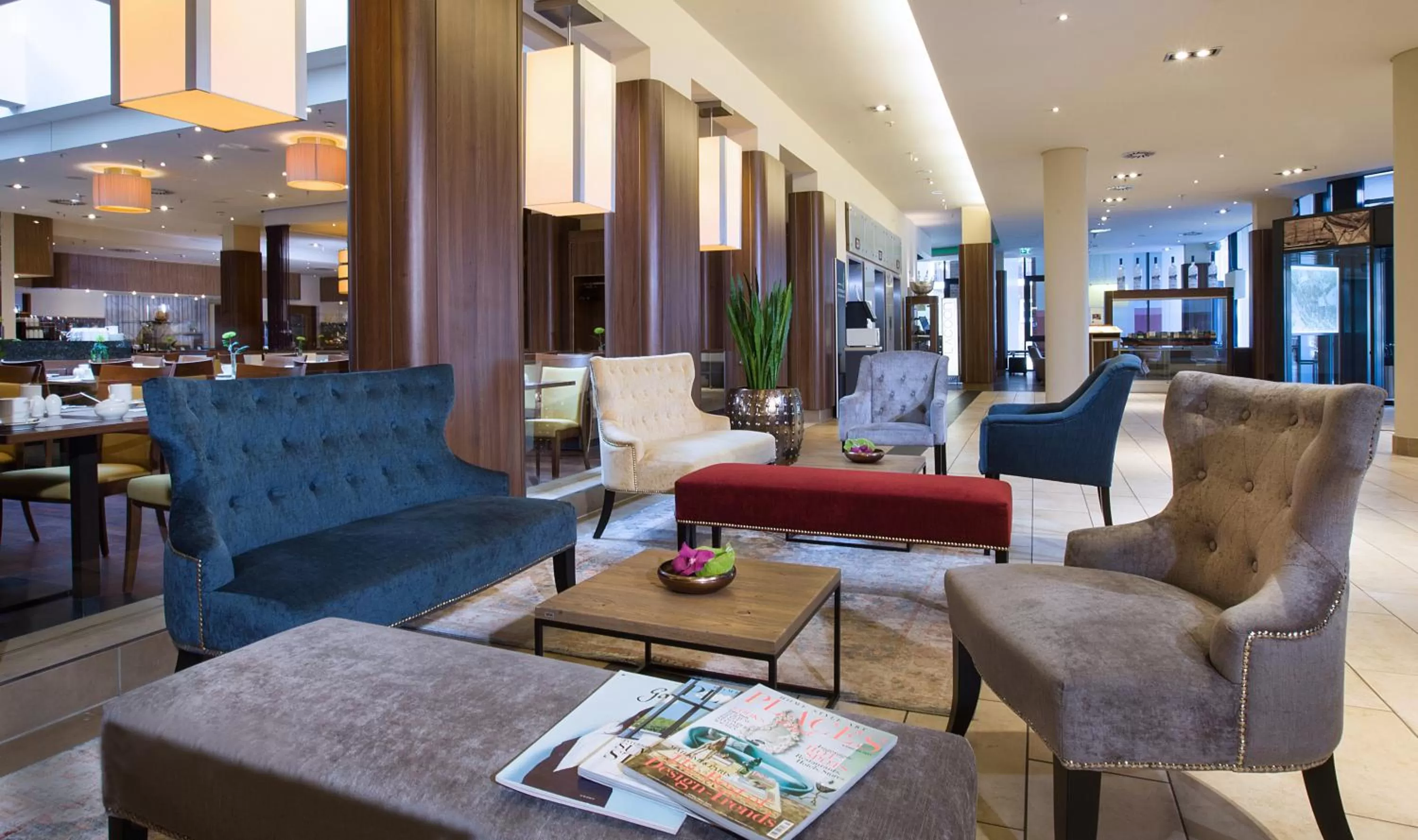Lobby or reception in Lindner Hotel Hamburg am Michel, part of JdV by Hyatt