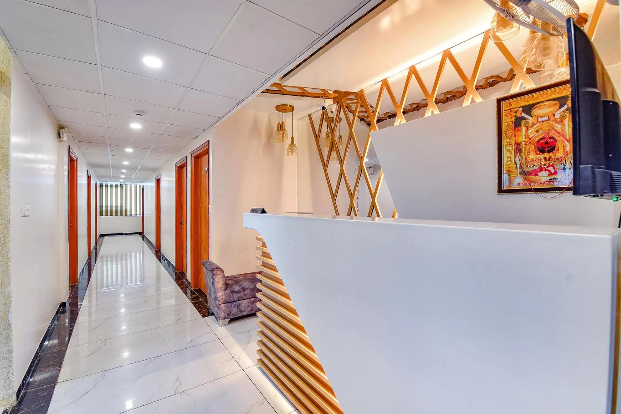 Lobby or reception in FabHotel Prime Rudra