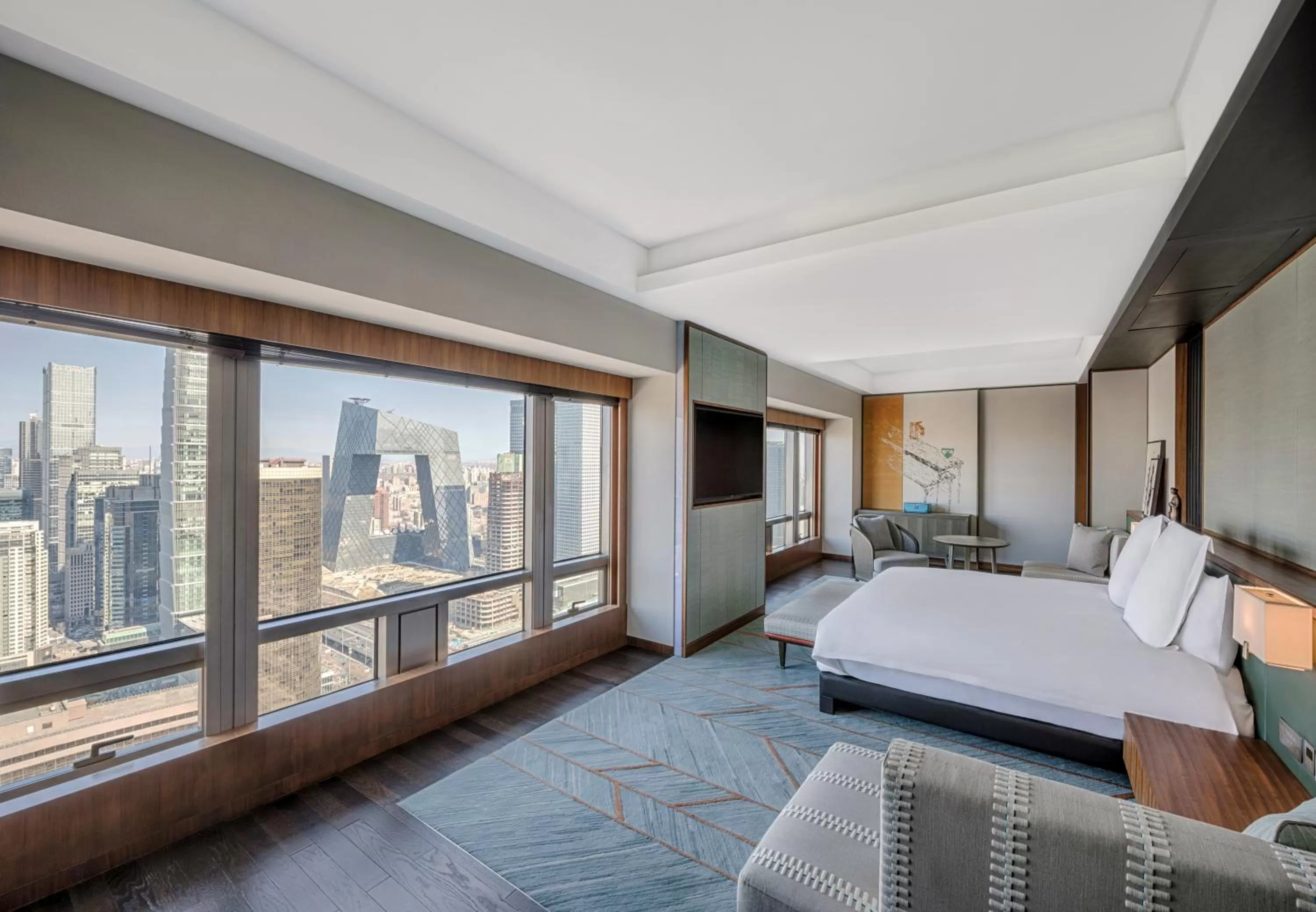 Bed in Park Hyatt Beijing