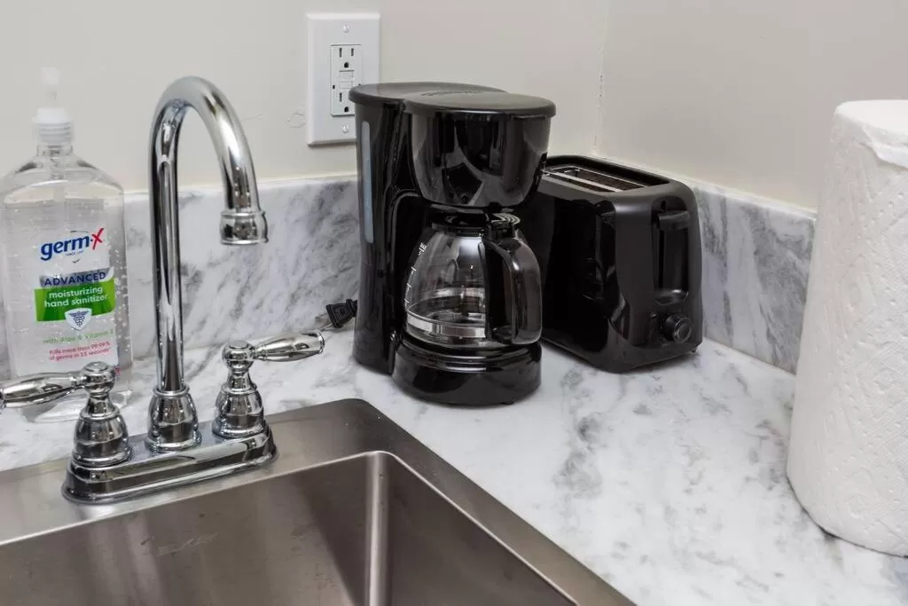 Kitchen/Kitchenette in Explore Balboa Park From Your Cozy Studio w Patio