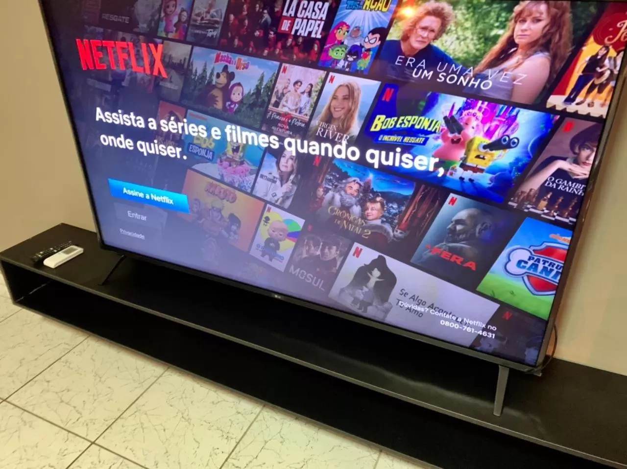 TV/Entertainment Center in Santa Helena Pousada