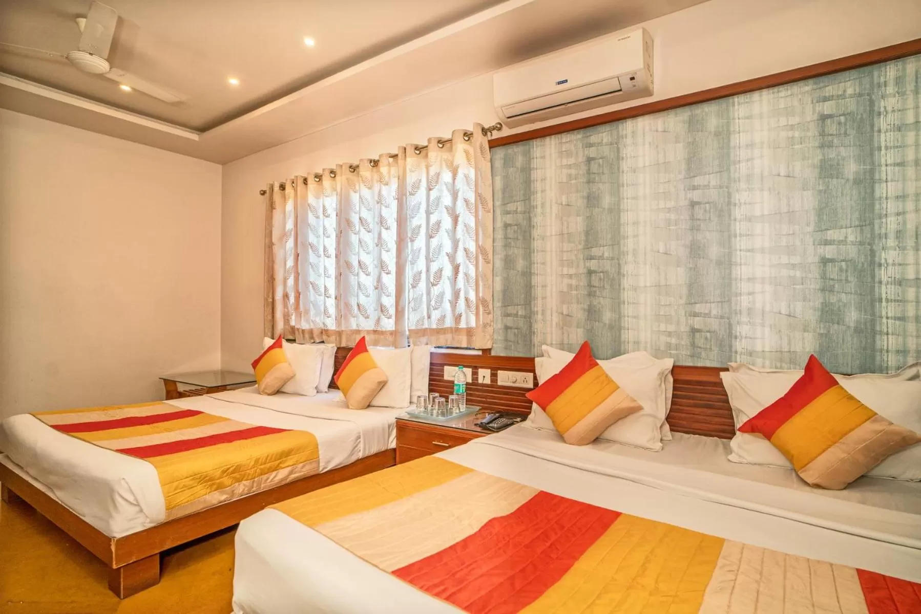 Bed in Uddhav Vilas A Family Hotel