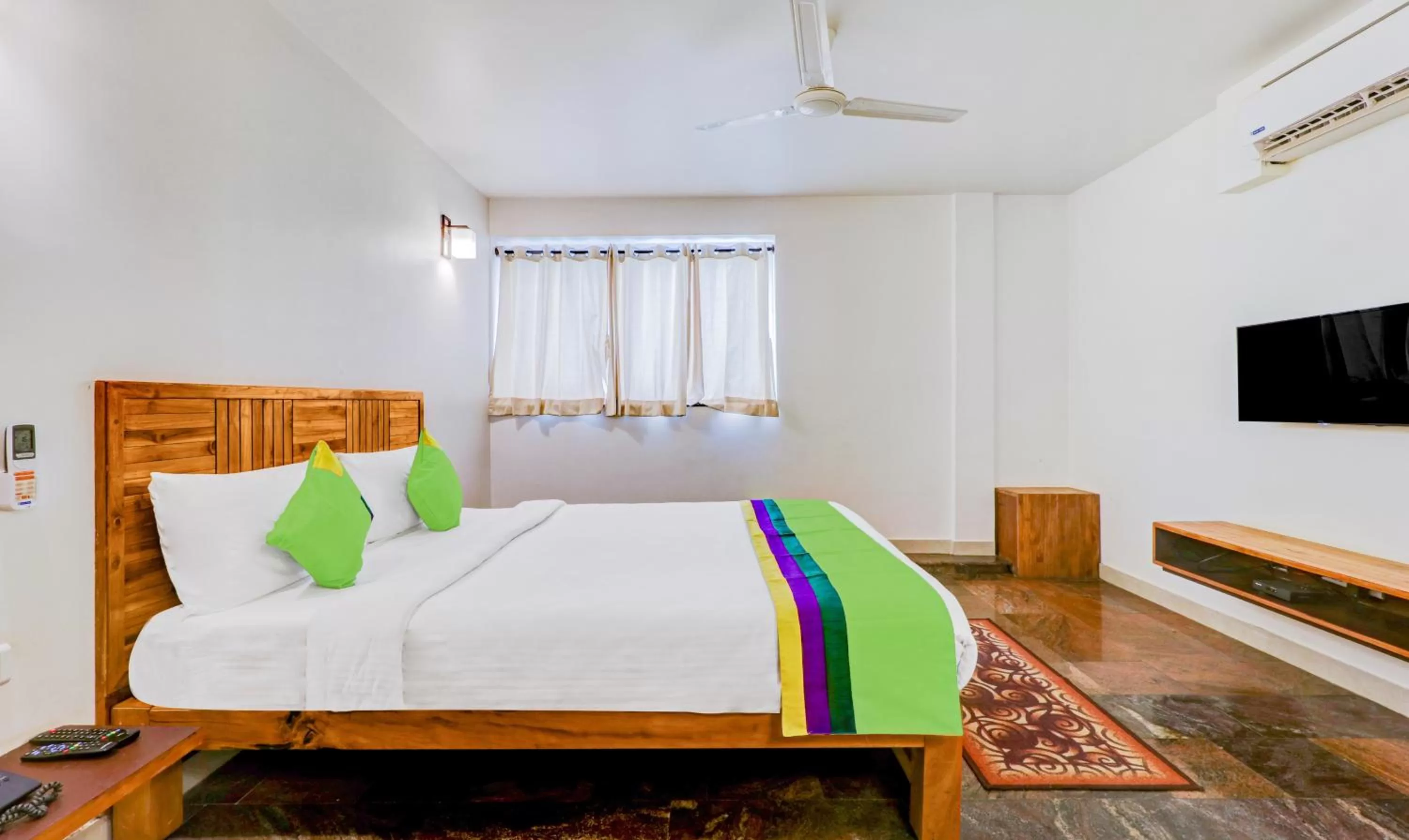 Bed in Treebo Benaka Residency