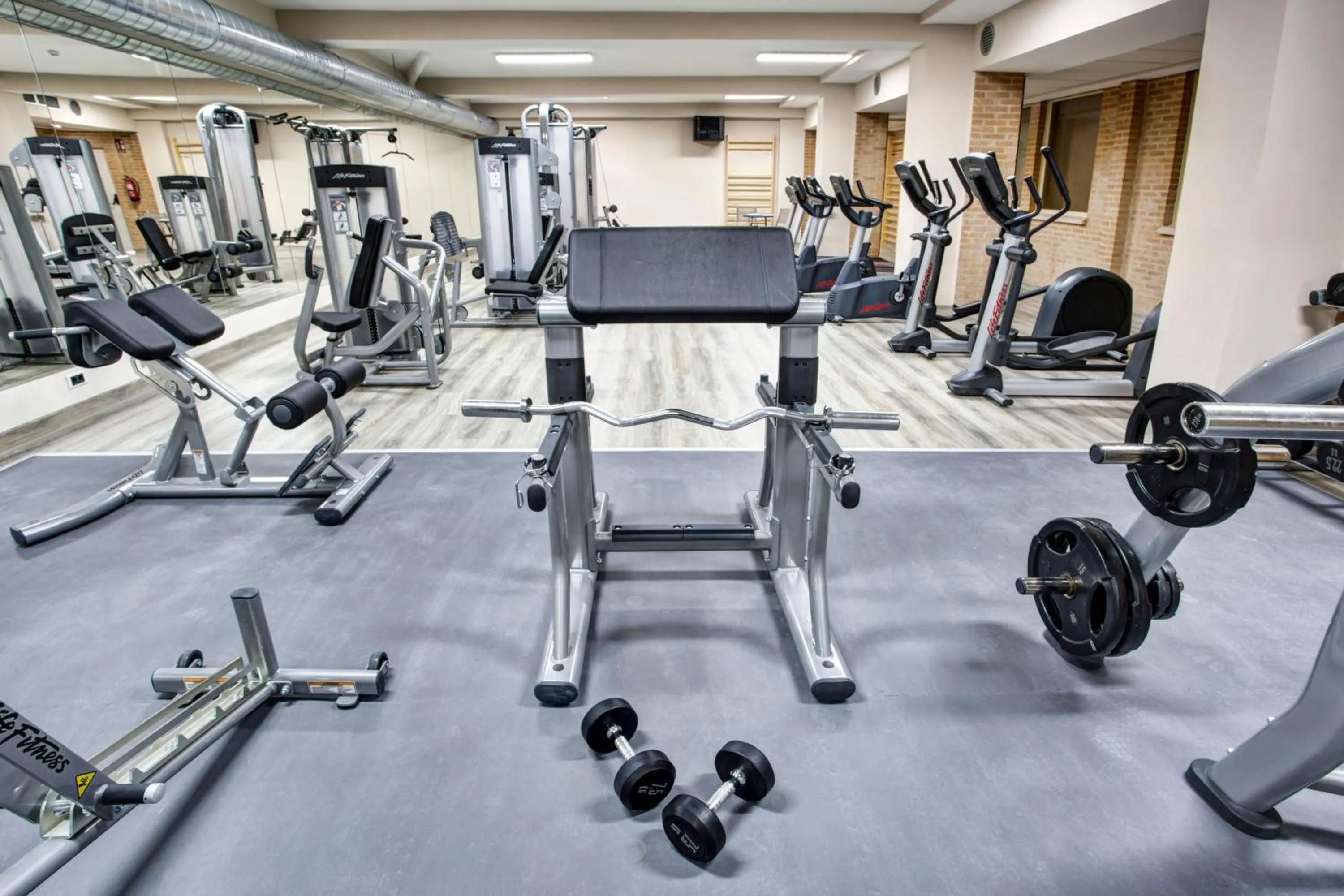 Fitness centre/facilities in Hotel Spa Rio Ucero