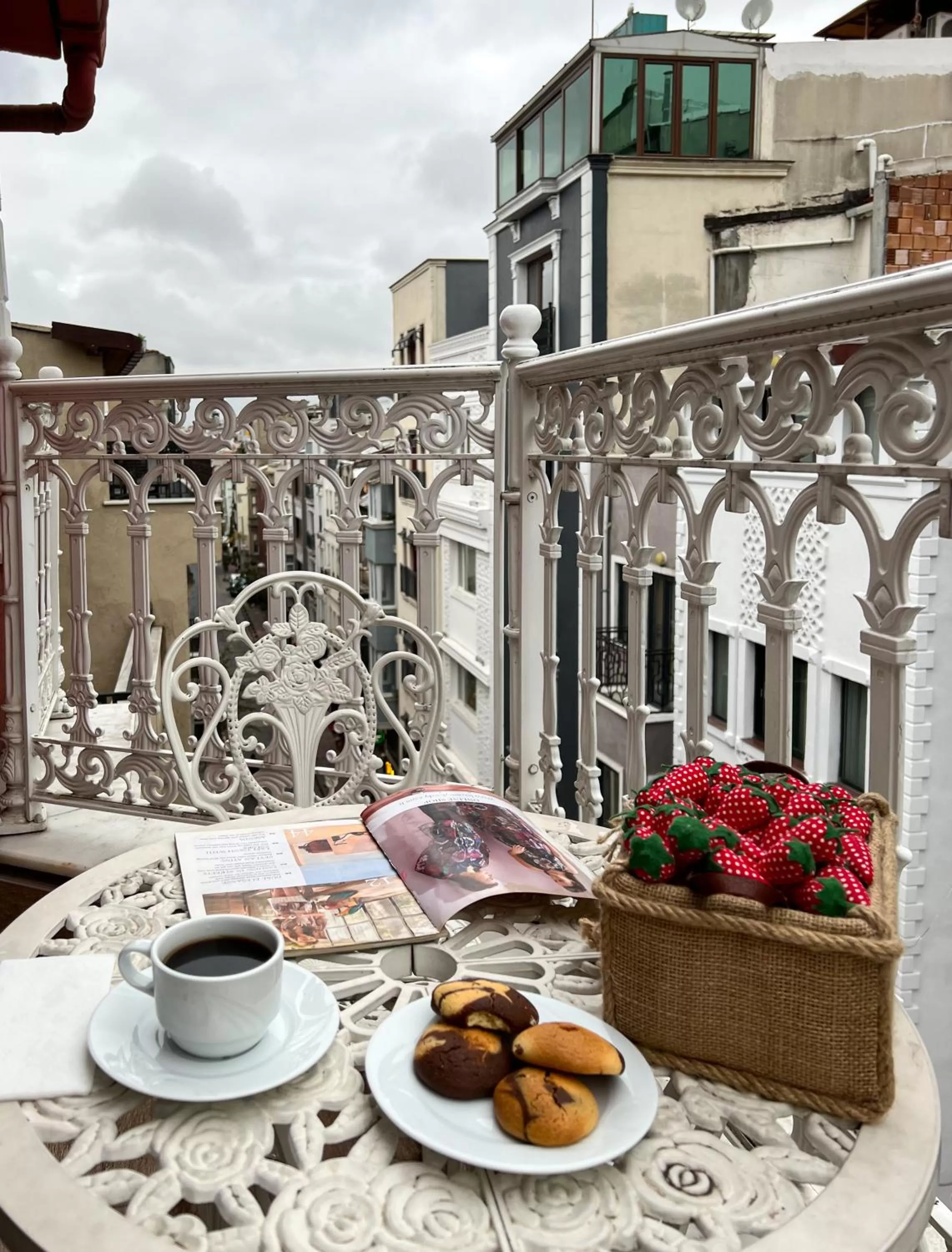 Balcony/Terrace in Amofta Hotel Taksim