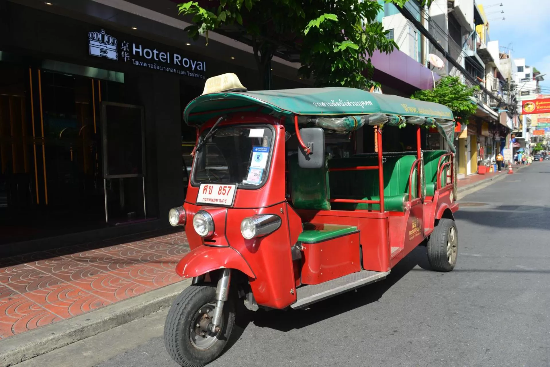 Street view in Hotel Royal Bangkok