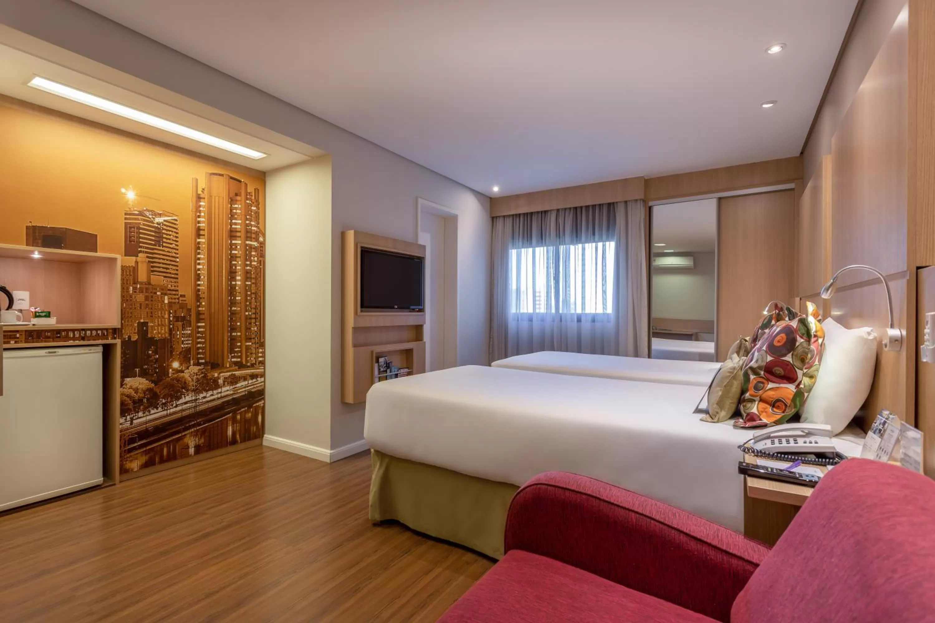 Bed in Mercure São Paulo Nações Unidas