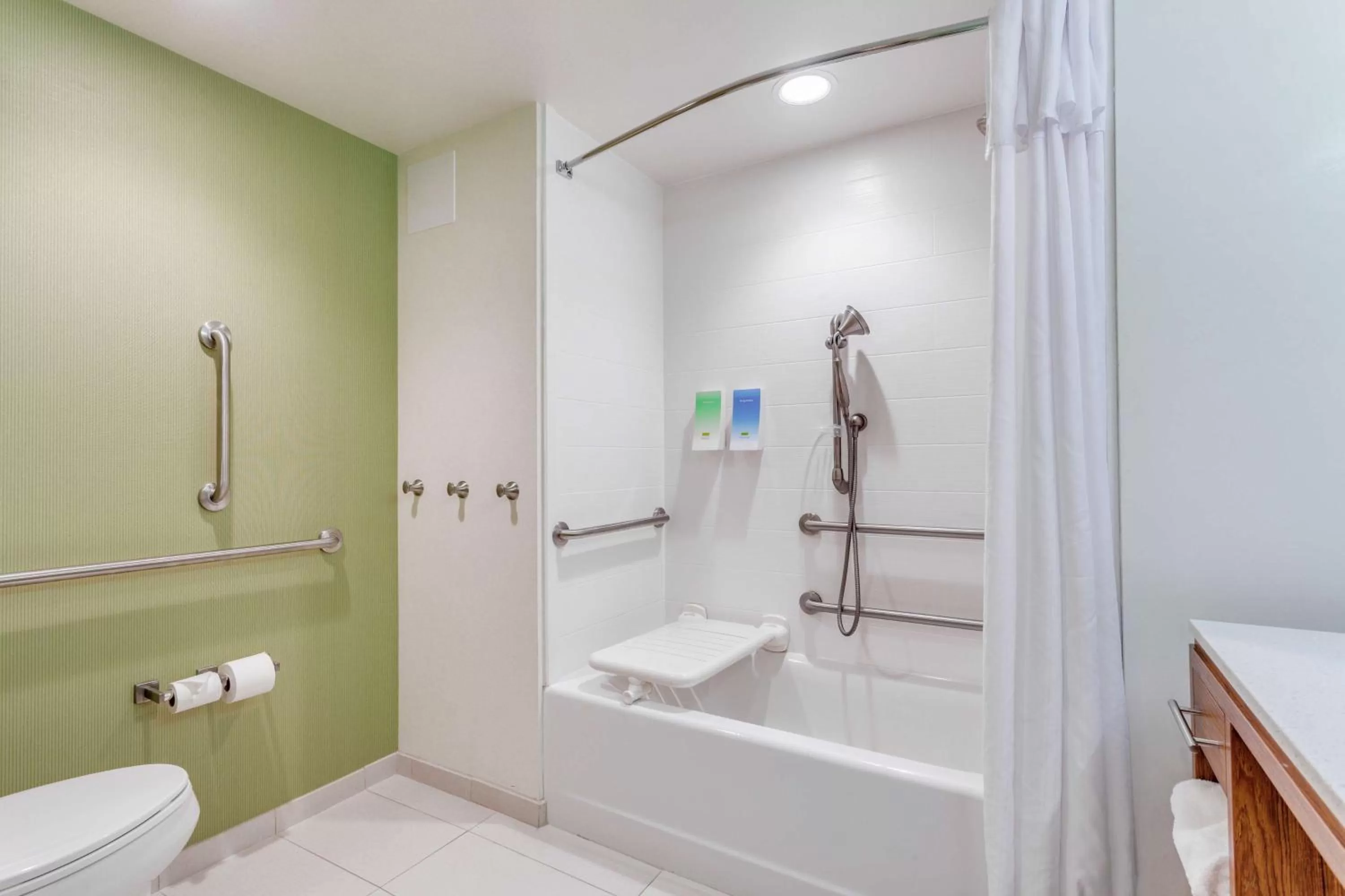 Bathroom in Home2 Suites by Hilton Albany Airport/Wolf Rd