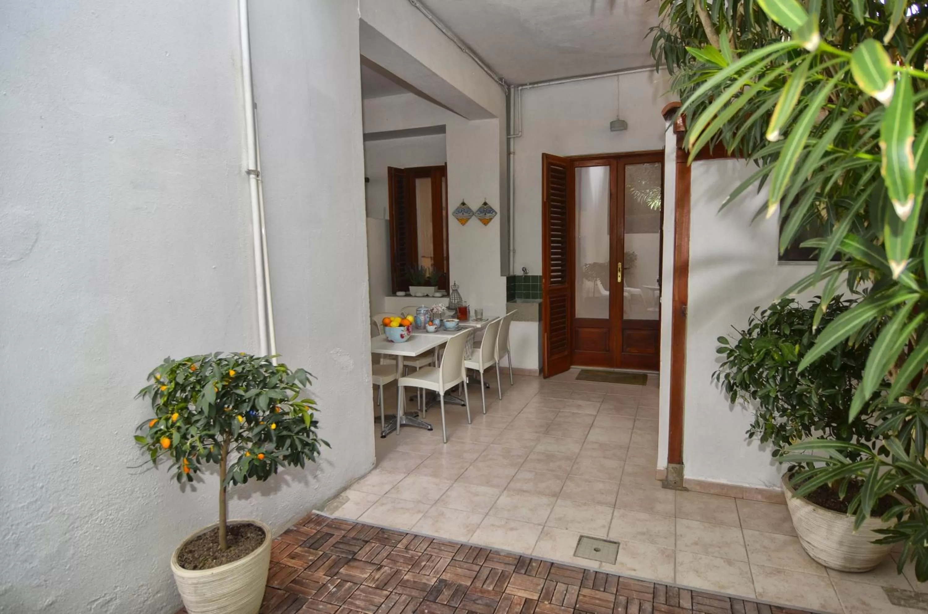 Garden in Il Vicolo B&B