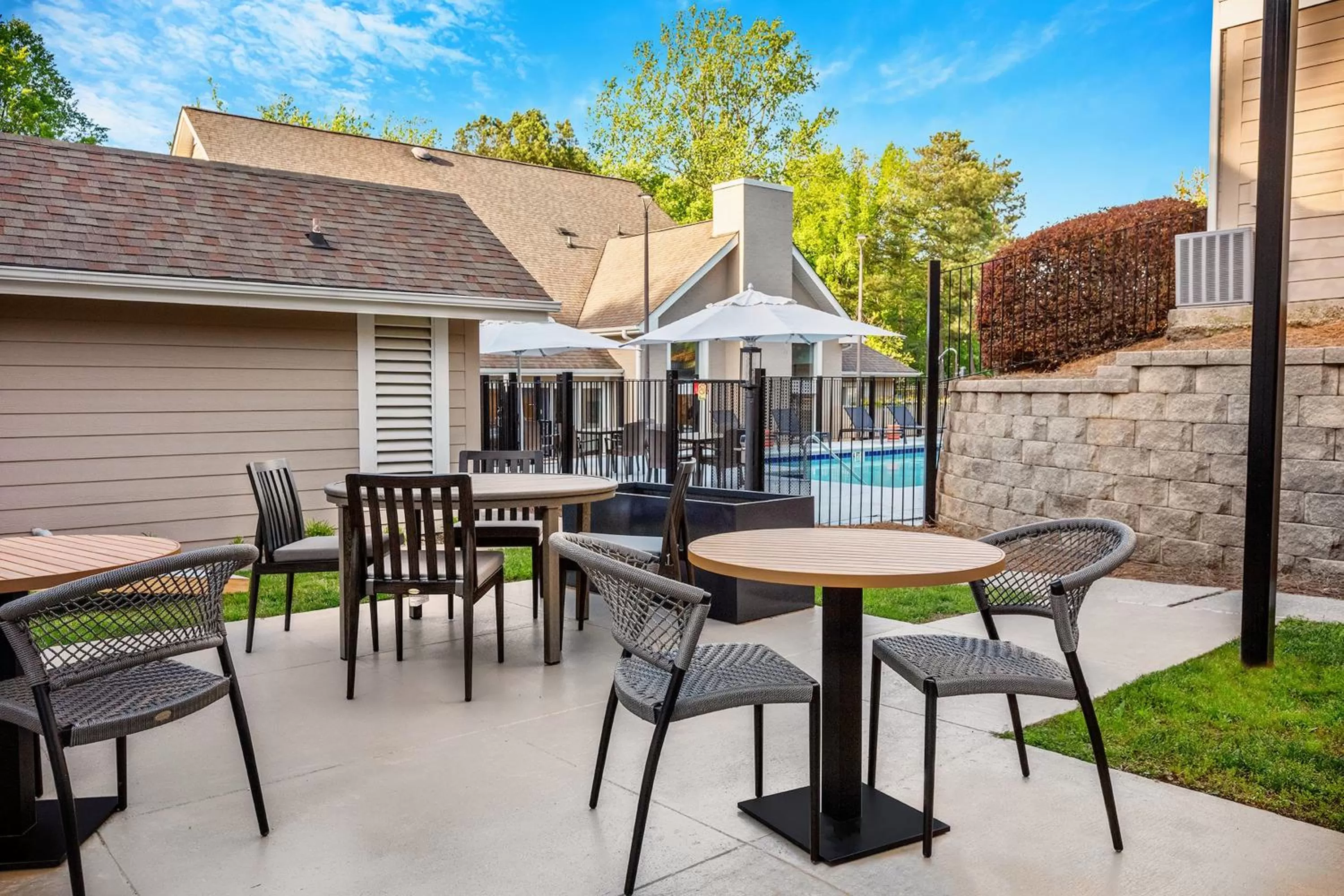 Patio in WaterWalk Extended Stay by Wyndham Atlanta Perimeter