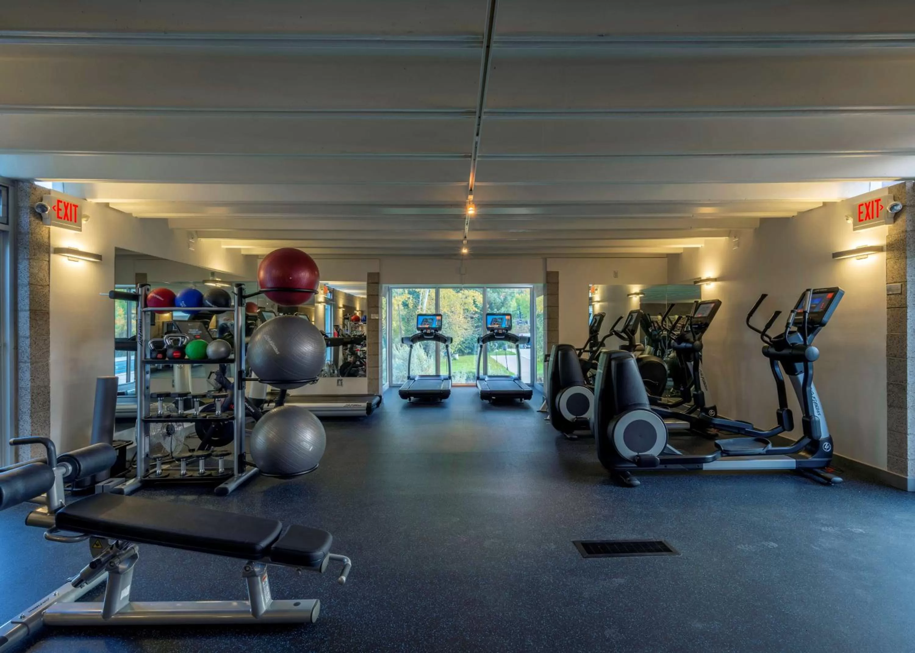 Fitness centre/facilities in Aspen Meadows Resort