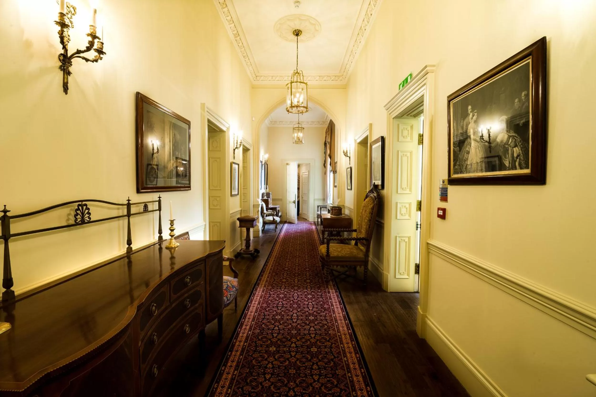 Decorative detail in Crossbasket Castle, Hotel & Restaurant