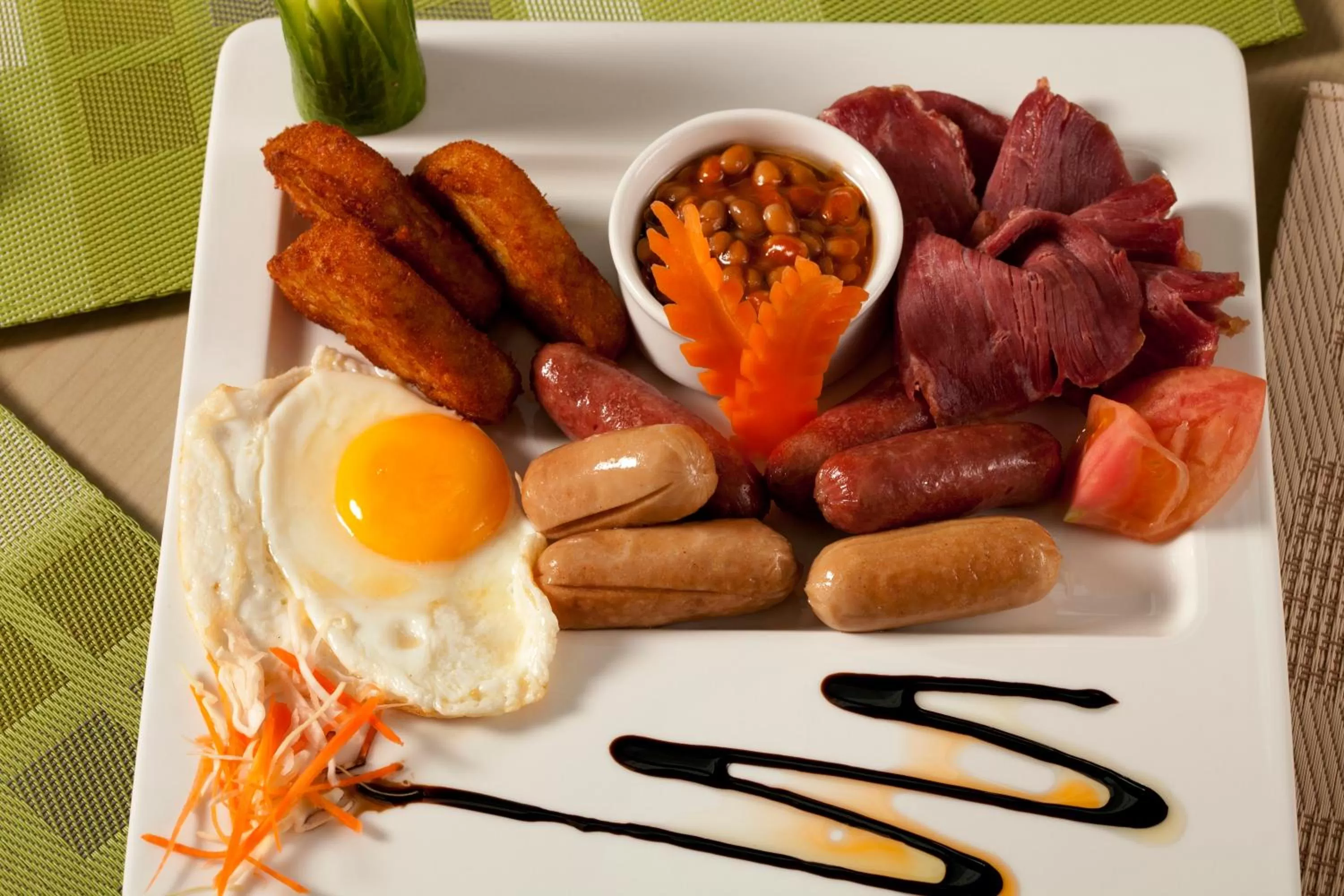 Food close-up in Al Khoory Executive Hotel, Al Wasl