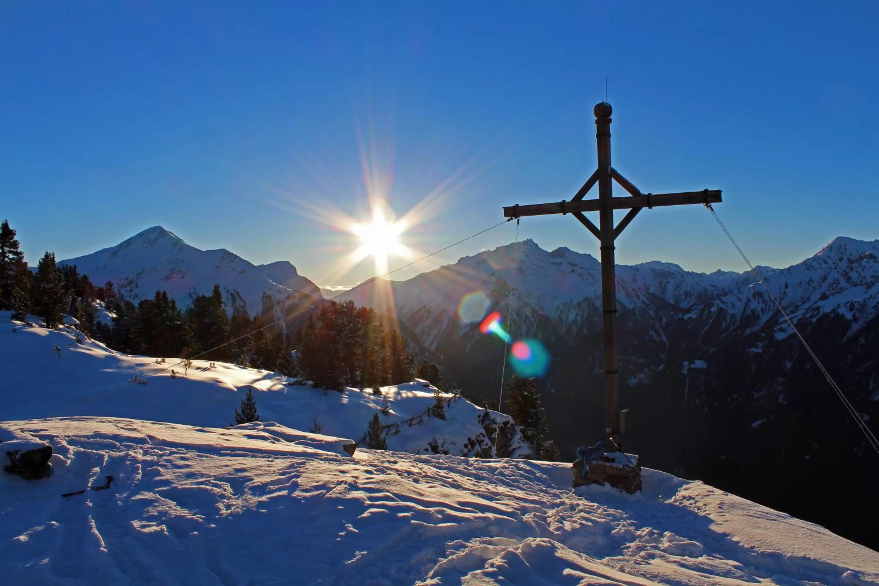 Natural landscape in Pension Fuchs