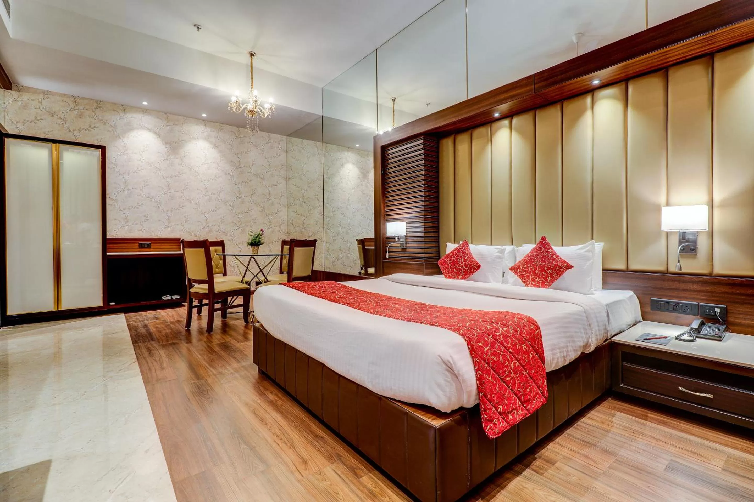 Photo of the whole room, Bed in Hotel Gurudev Grand