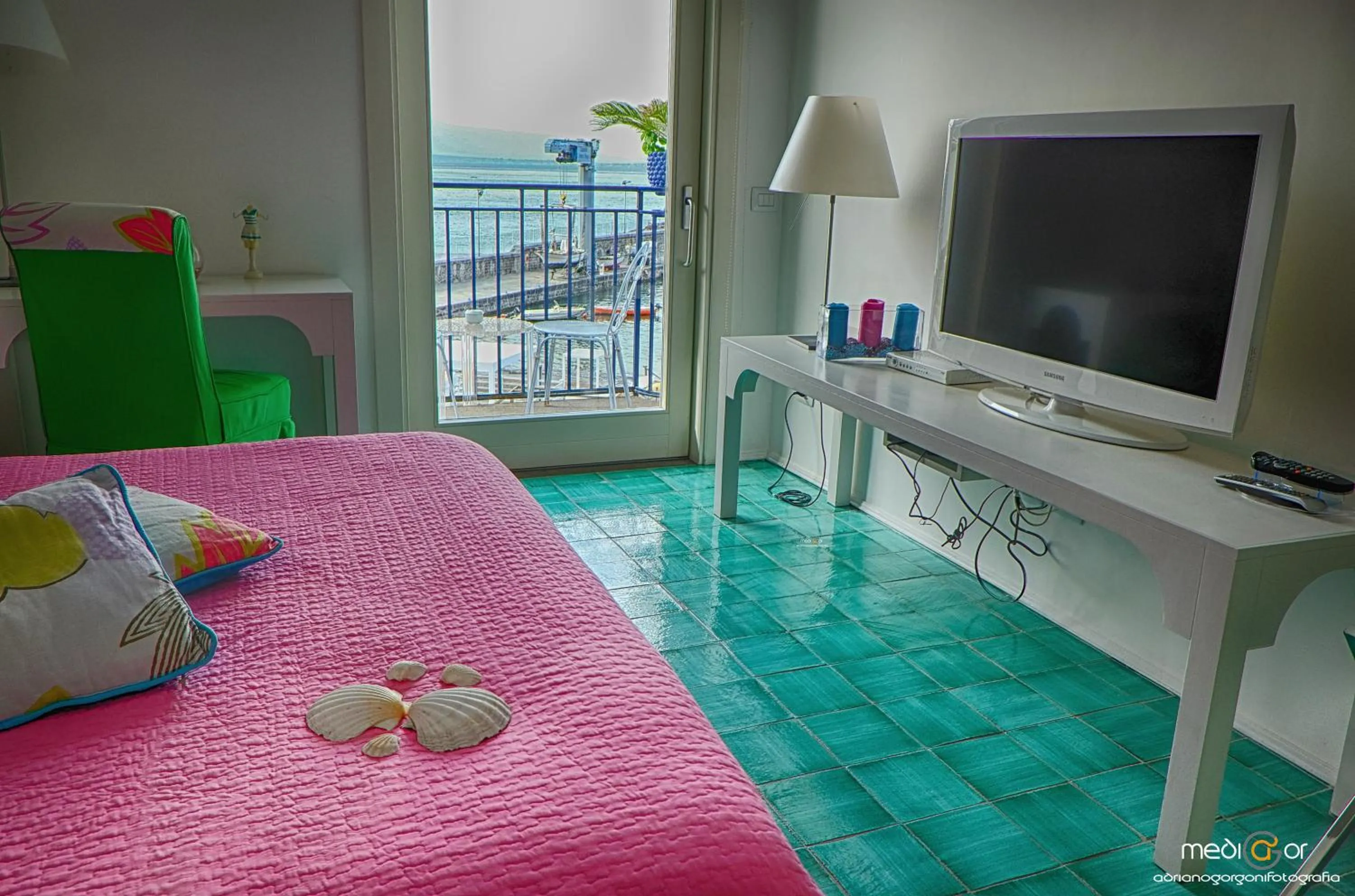 Bed in Le Ancore Hotel