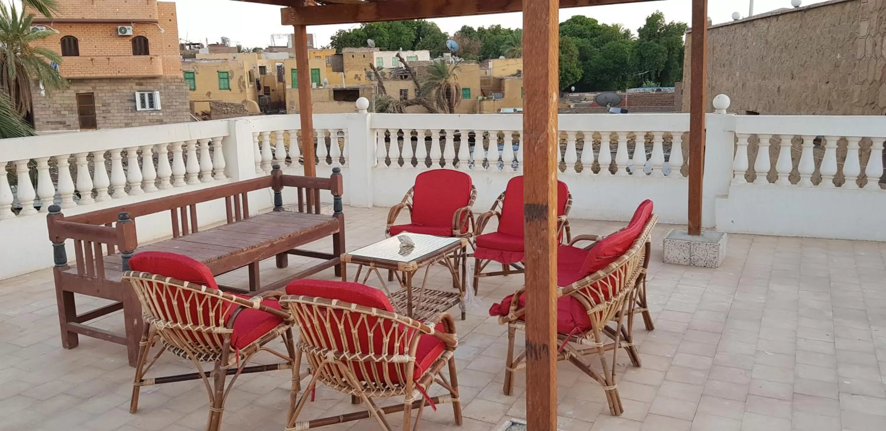Balcony/Terrace in Taharka Nubian House