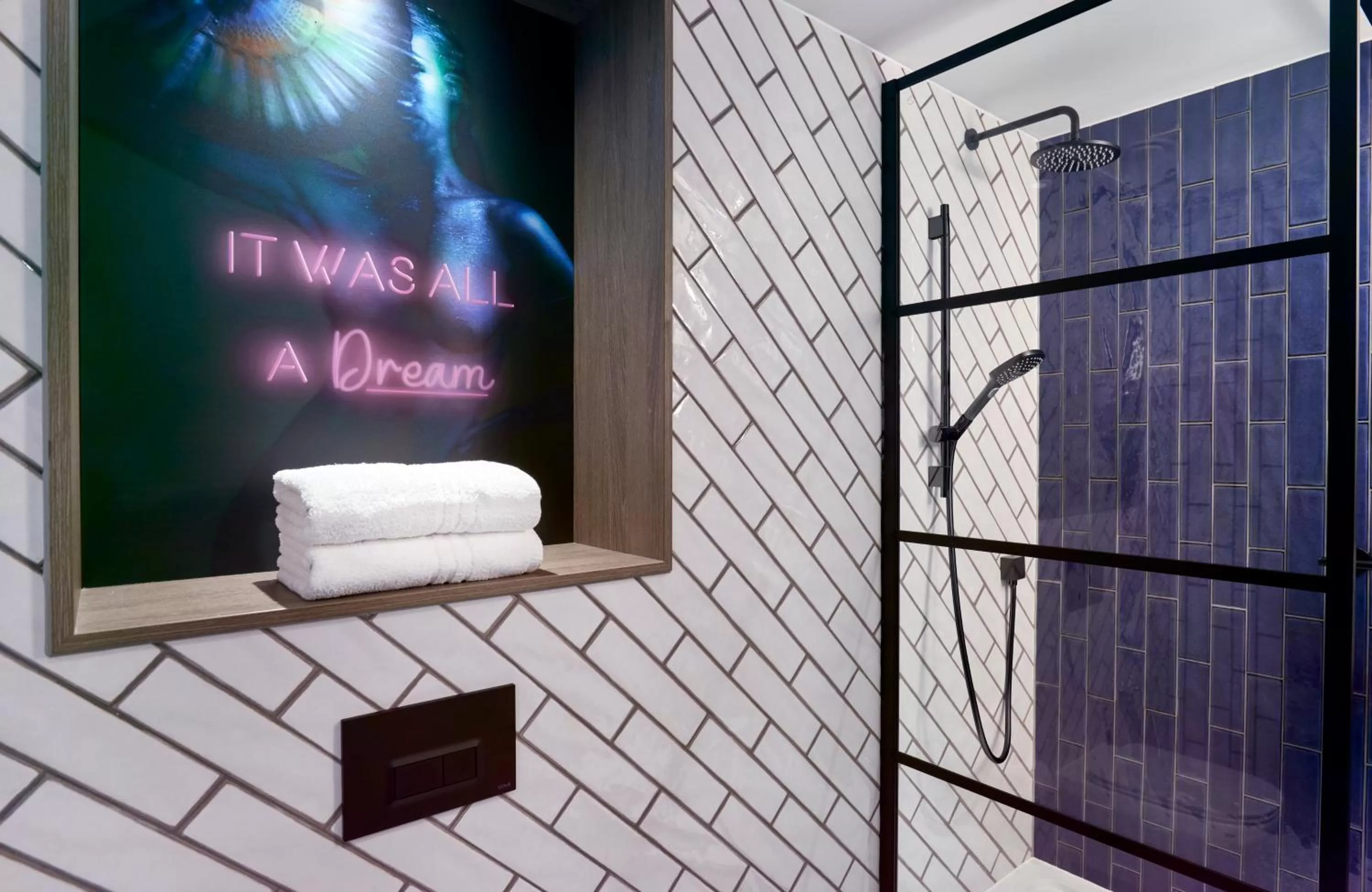 Bathroom in NYX Hotel London Holborn by Leonardo Hotels